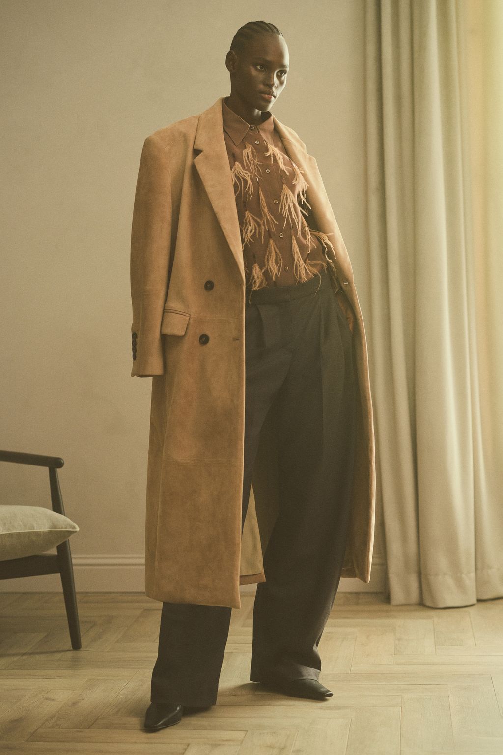 Fashion Week Milan Fall/Winter 2024 look 31 from the Brunello Cucinelli collection womenswear