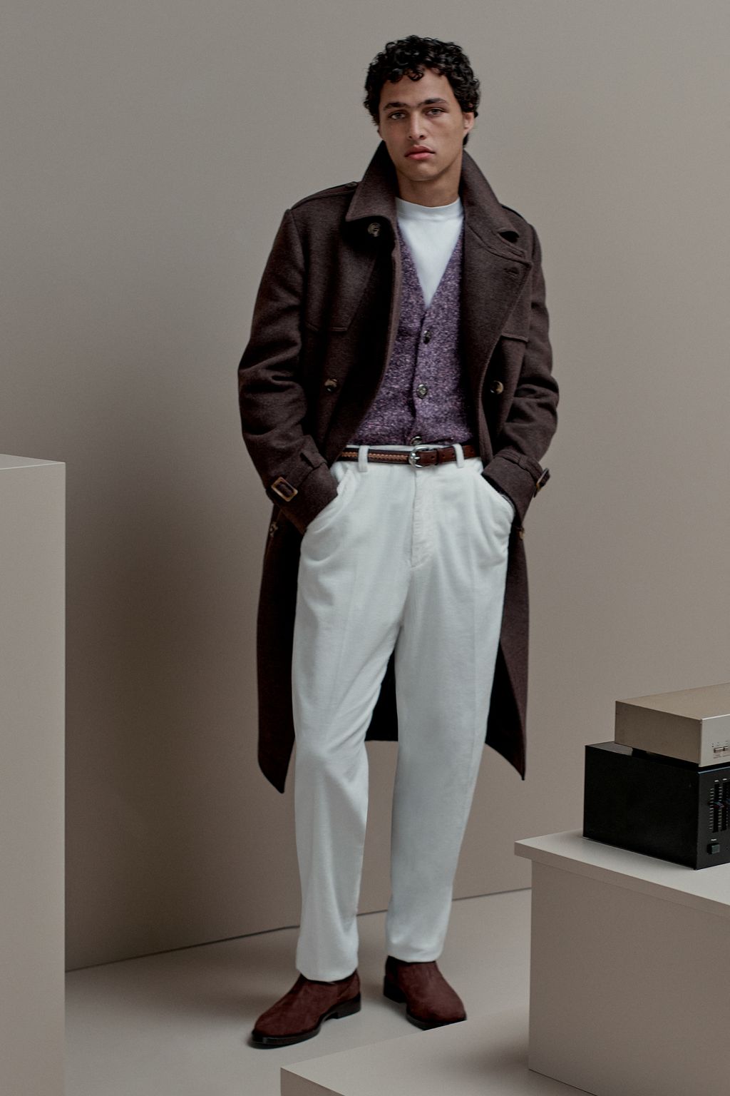 Fashion Week Milan Fall/Winter 2025 look 12 from the Brunello Cucinelli collection menswear