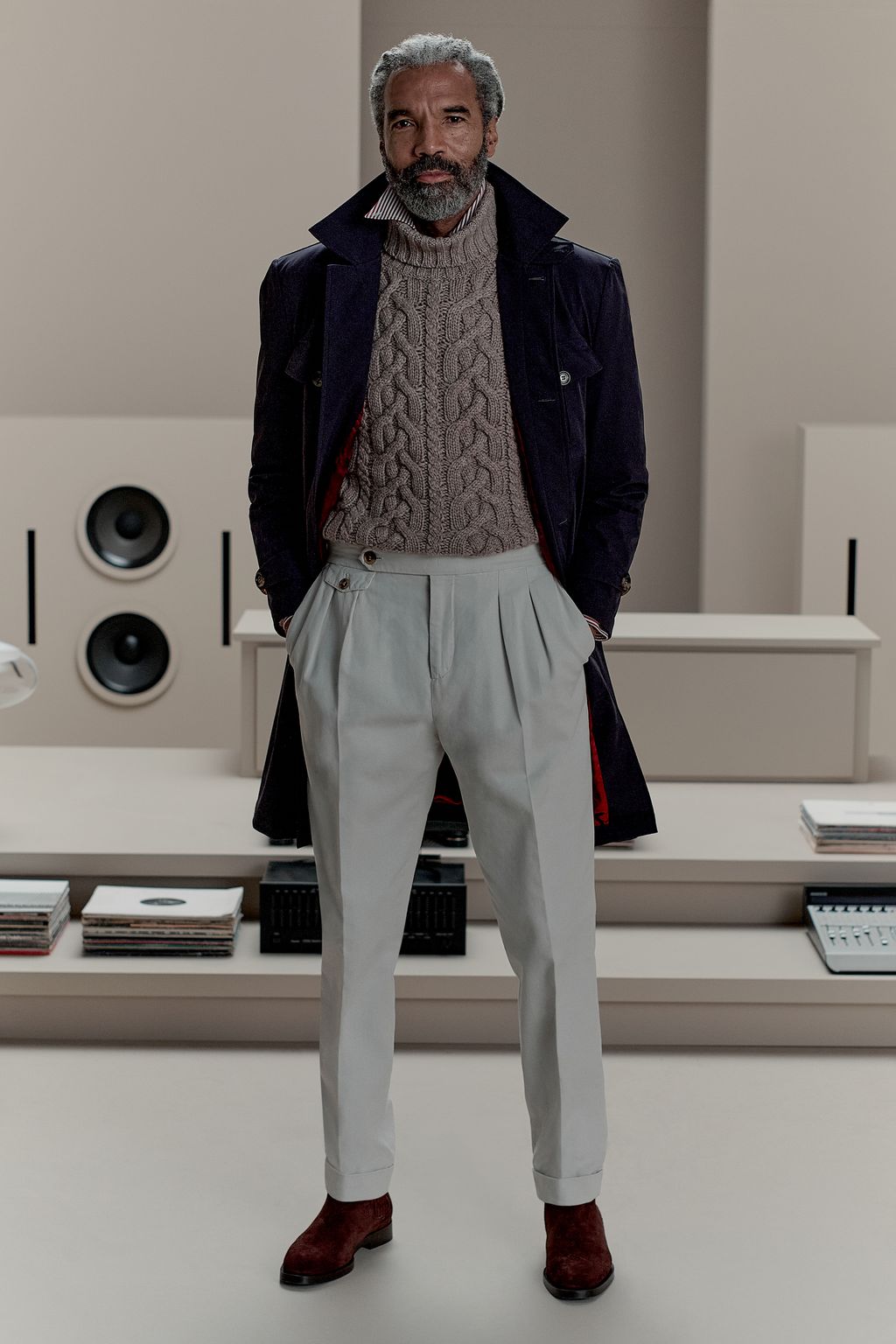Fashion Week Milan Fall/Winter 2025 look 29 de la collection Brunello Cucinelli menswear
