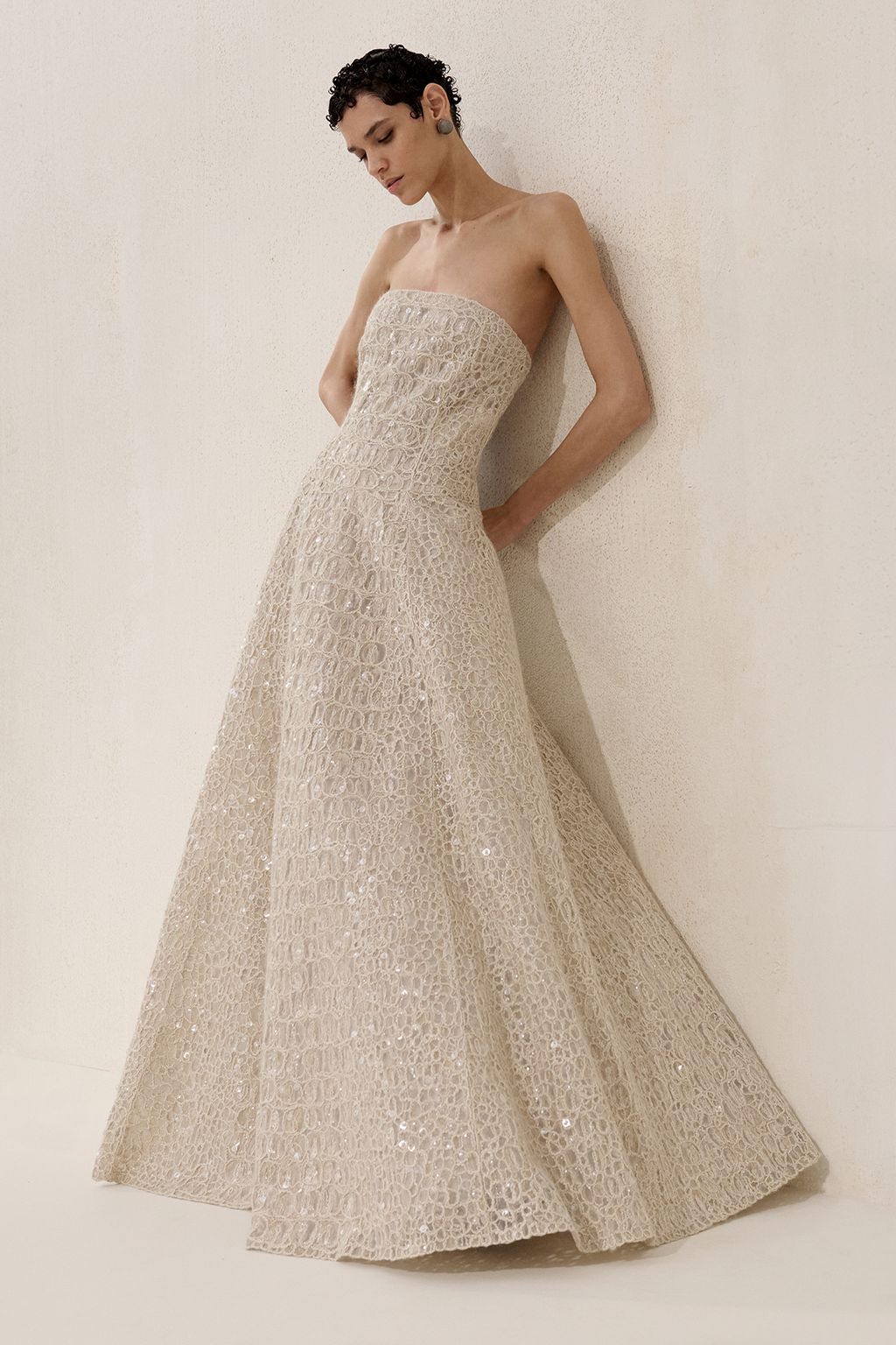 Fashion Week Milan Fall/Winter 2025 look 43 from the Brunello Cucinelli collection womenswear