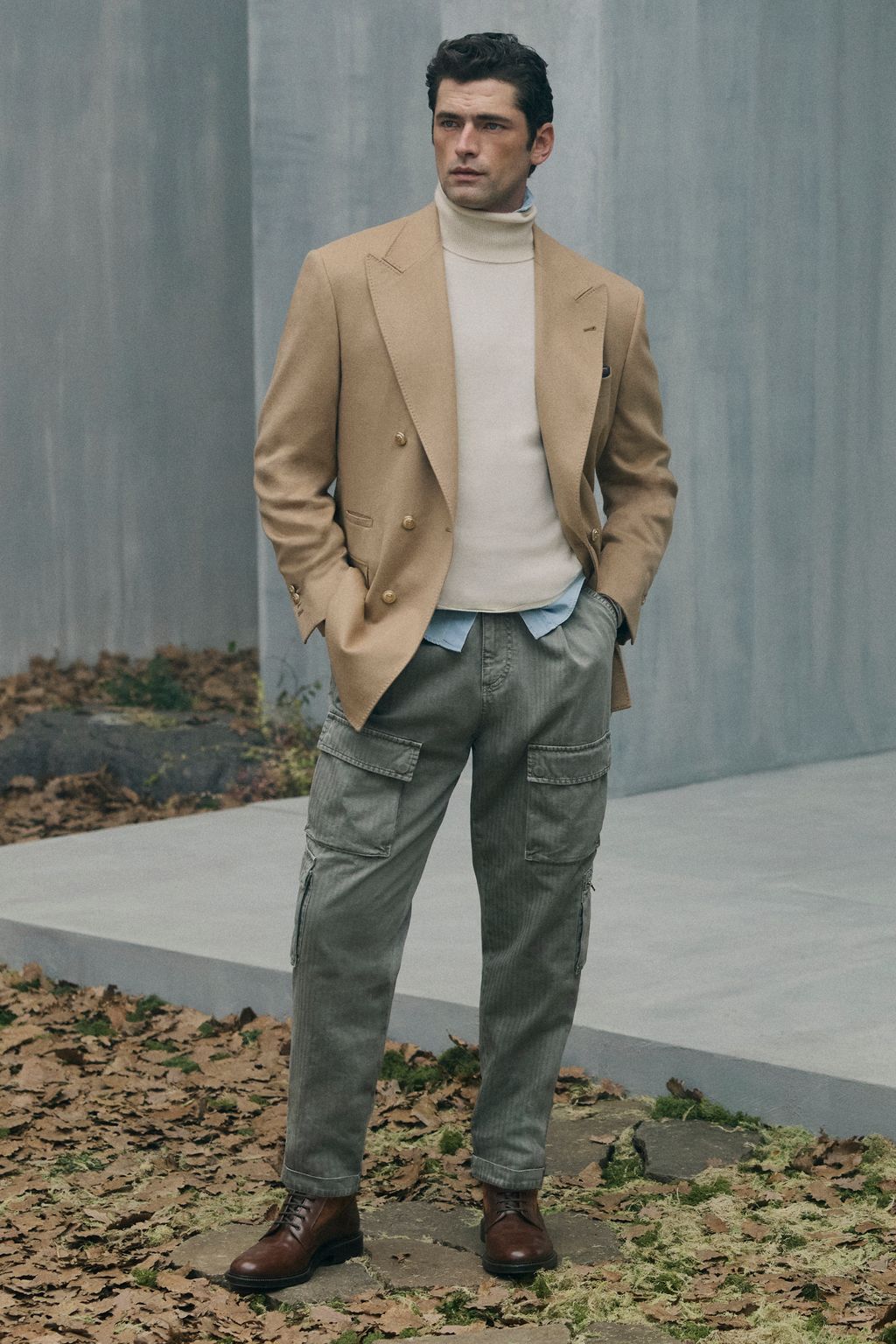Fashion Week Milan Fall/Winter 2026 look 31 from the Brunello Cucinelli collection menswear