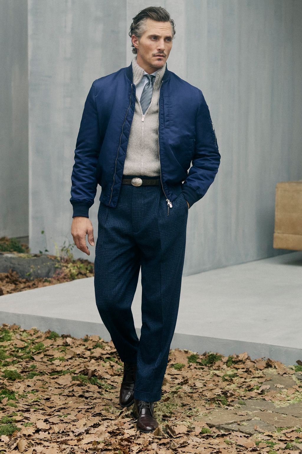 Fashion Week Milan Fall/Winter 2026 look 37 from the Brunello Cucinelli collection menswear
