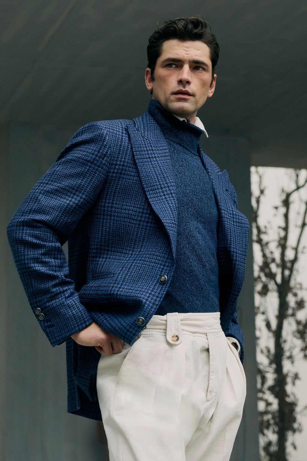 Fashion Week Milan Fall/Winter 2026 look 38 from the Brunello Cucinelli collection menswear