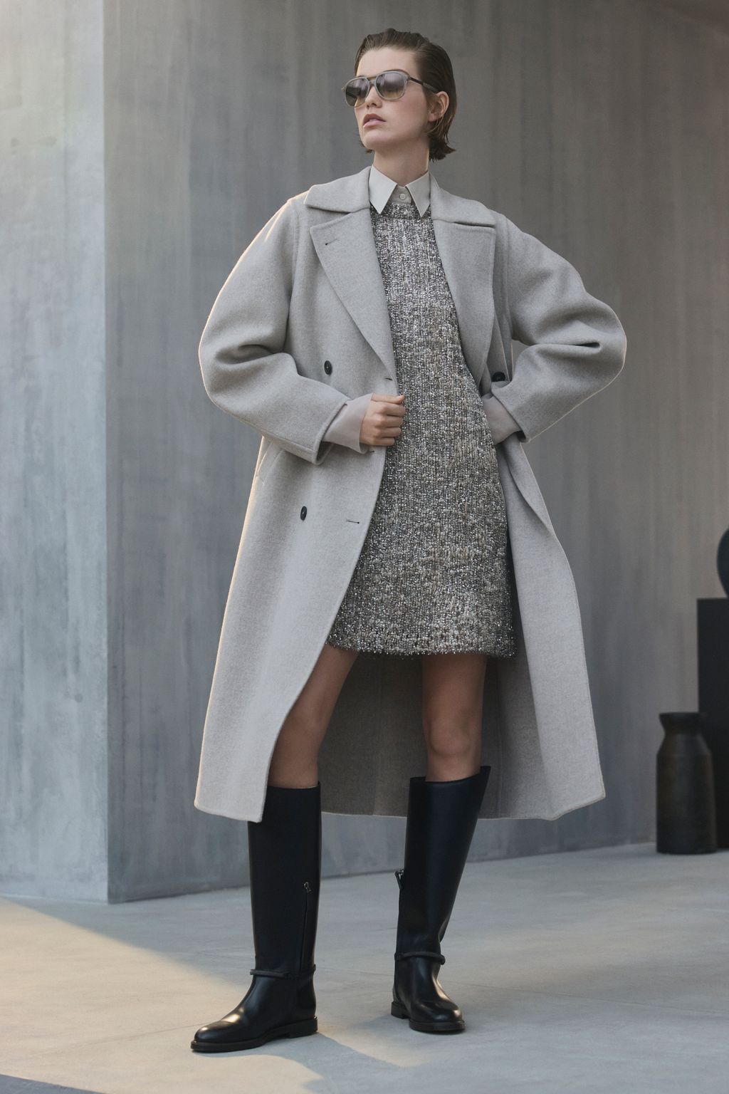 Fashion Week Milan Fall/Winter 2026 look 36 de la collection Brunello Cucinelli womenswear