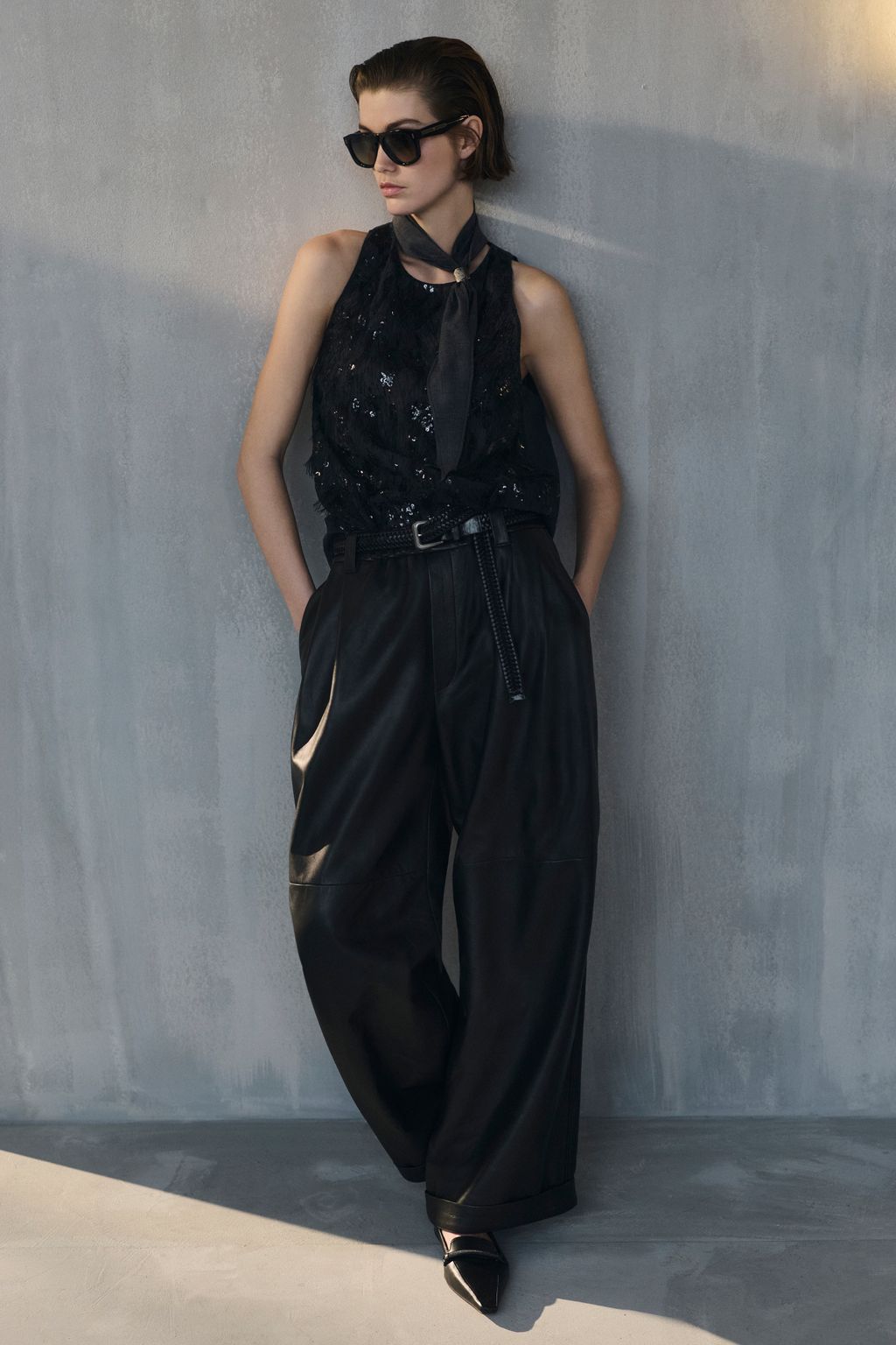 Fashion Week Milan Fall/Winter 2026 look 41 de la collection Brunello Cucinelli womenswear