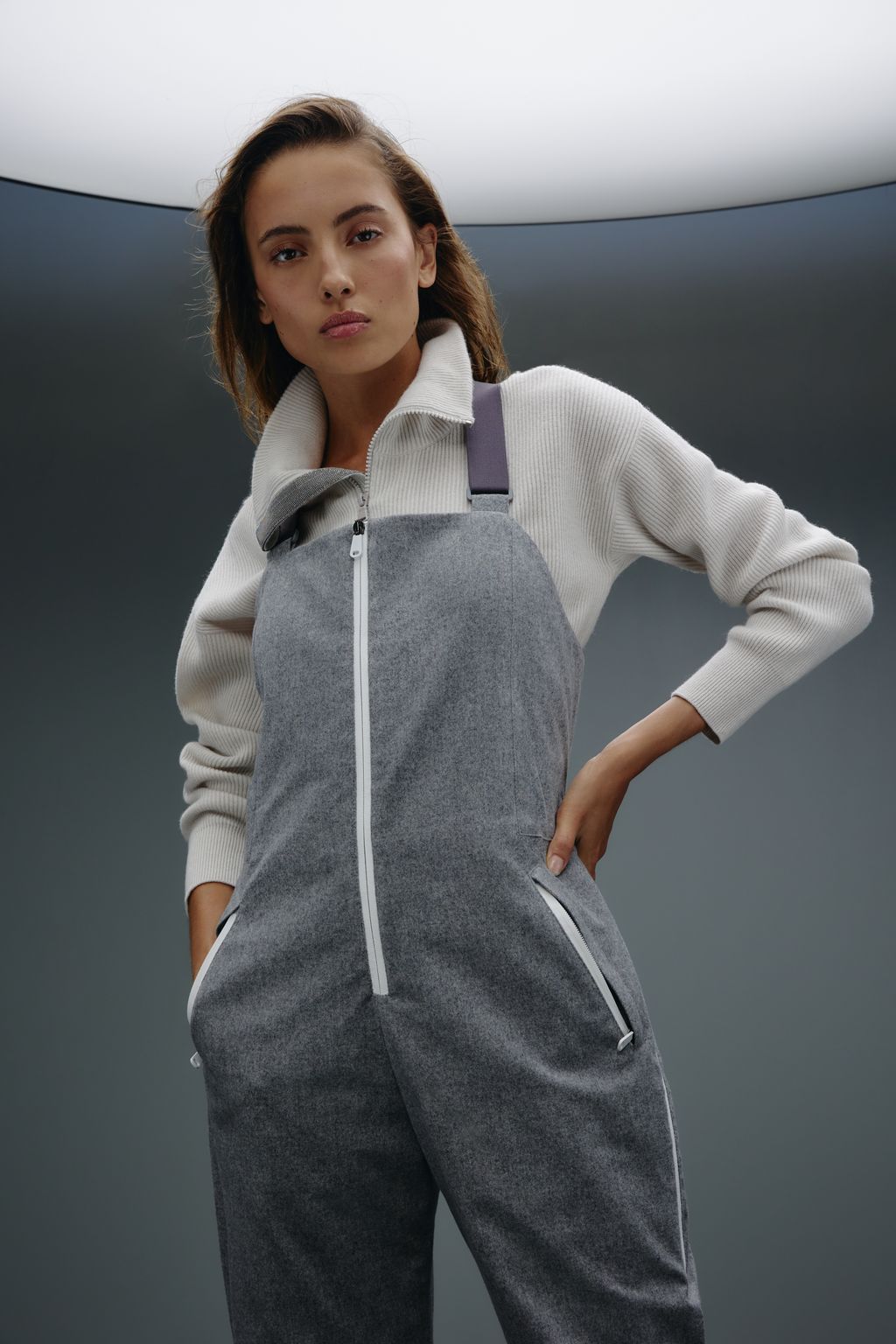 Fashion Week Milan Fall/Winter 2023 look 8 de la collection Brunello Cucinelli womenswear