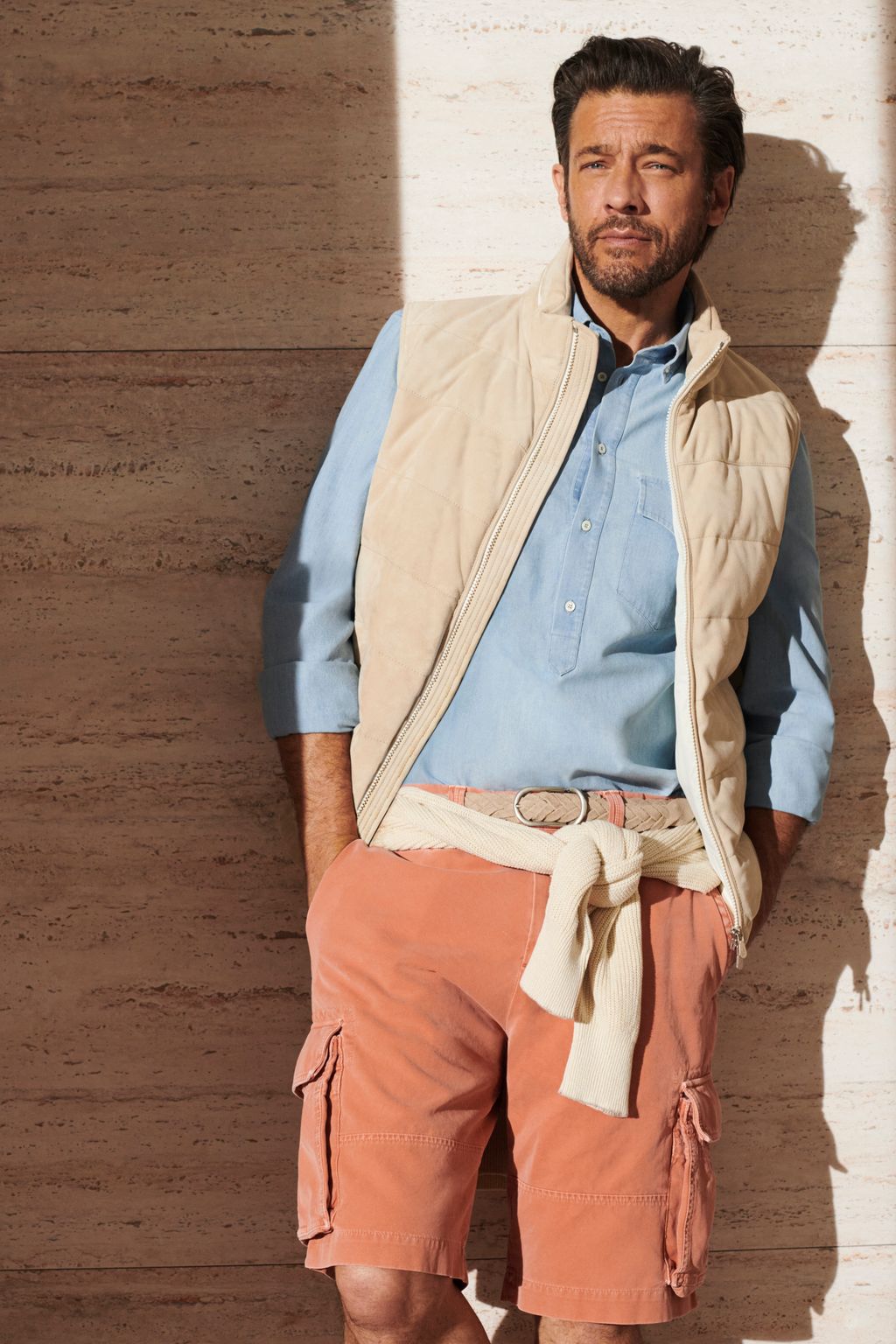 Fashion Week Milan Spring/Summer 2023 look 27 from the Brunello Cucinelli collection menswear