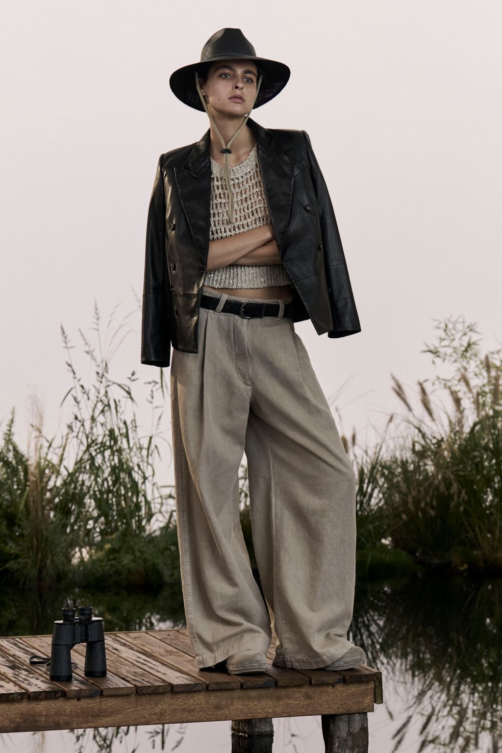 Fashion Week Milan Spring/Summer 2023 look 2 from the Brunello Cucinelli collection womenswear