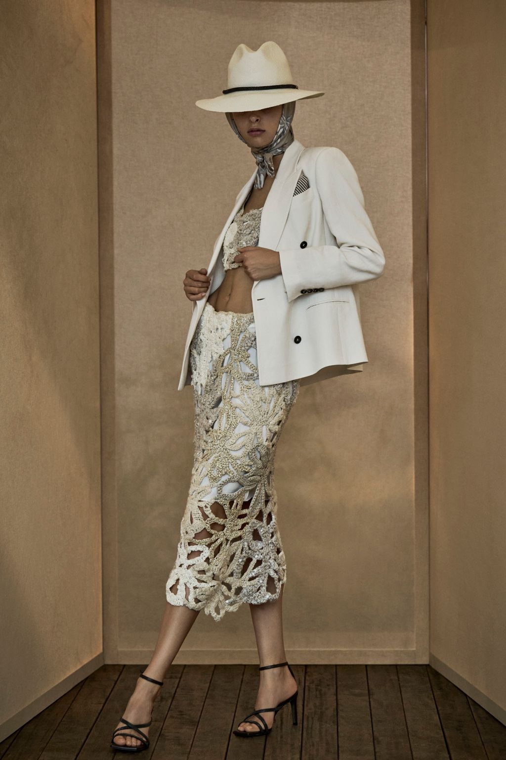 Fashion Week Milan Spring/Summer 2023 look 8 from the Brunello Cucinelli collection womenswear