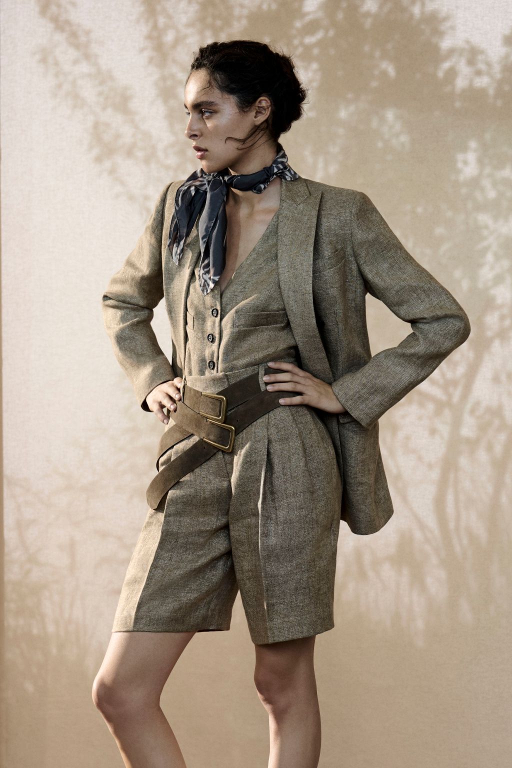 Fashion Week Milan Spring/Summer 2023 look 10 from the Brunello Cucinelli collection 女装