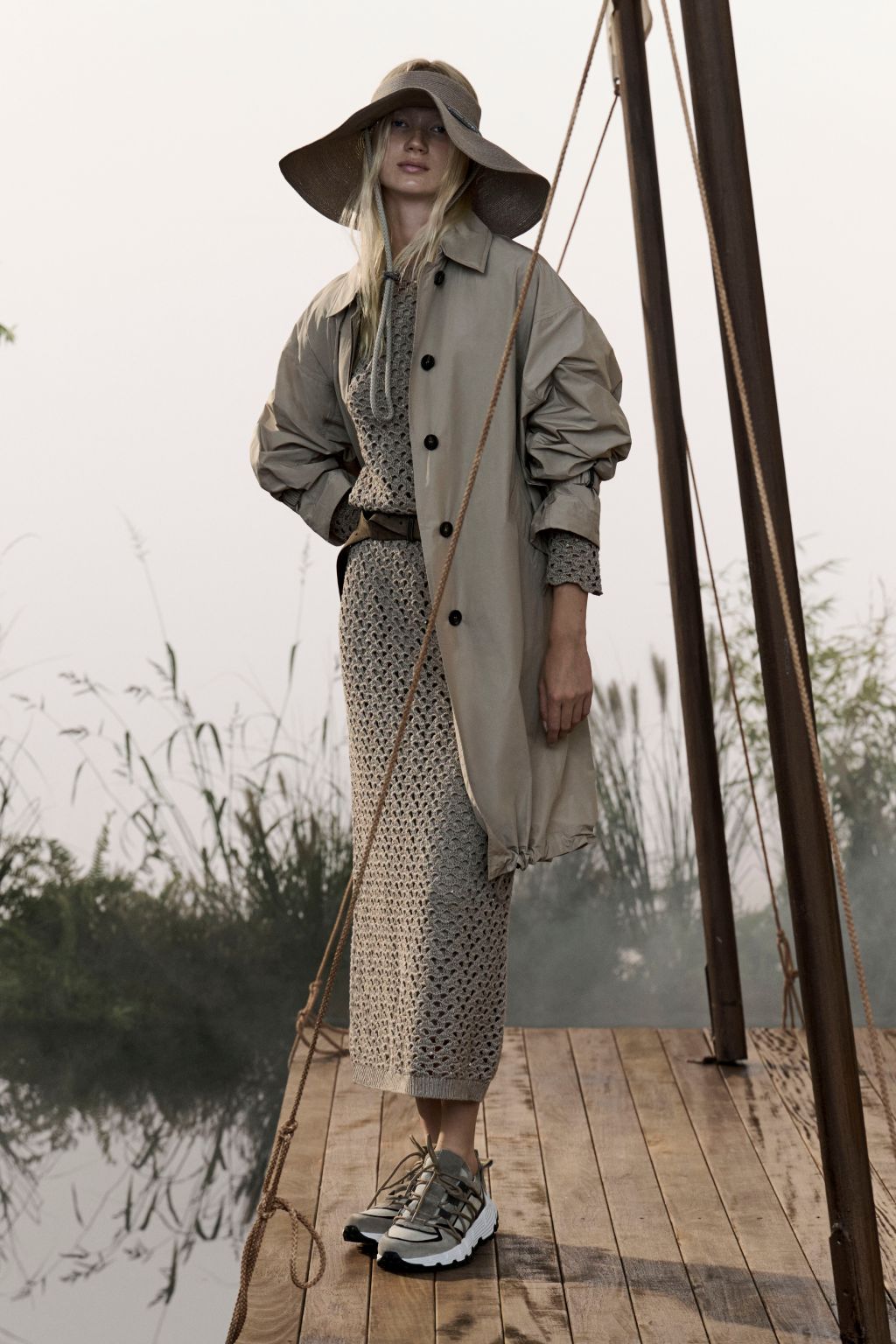 Fashion Week Milan Spring/Summer 2023 look 11 from the Brunello Cucinelli collection womenswear