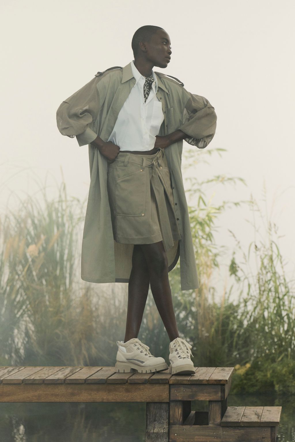 Fashion Week Milan Spring/Summer 2023 look 13 from the Brunello Cucinelli collection womenswear