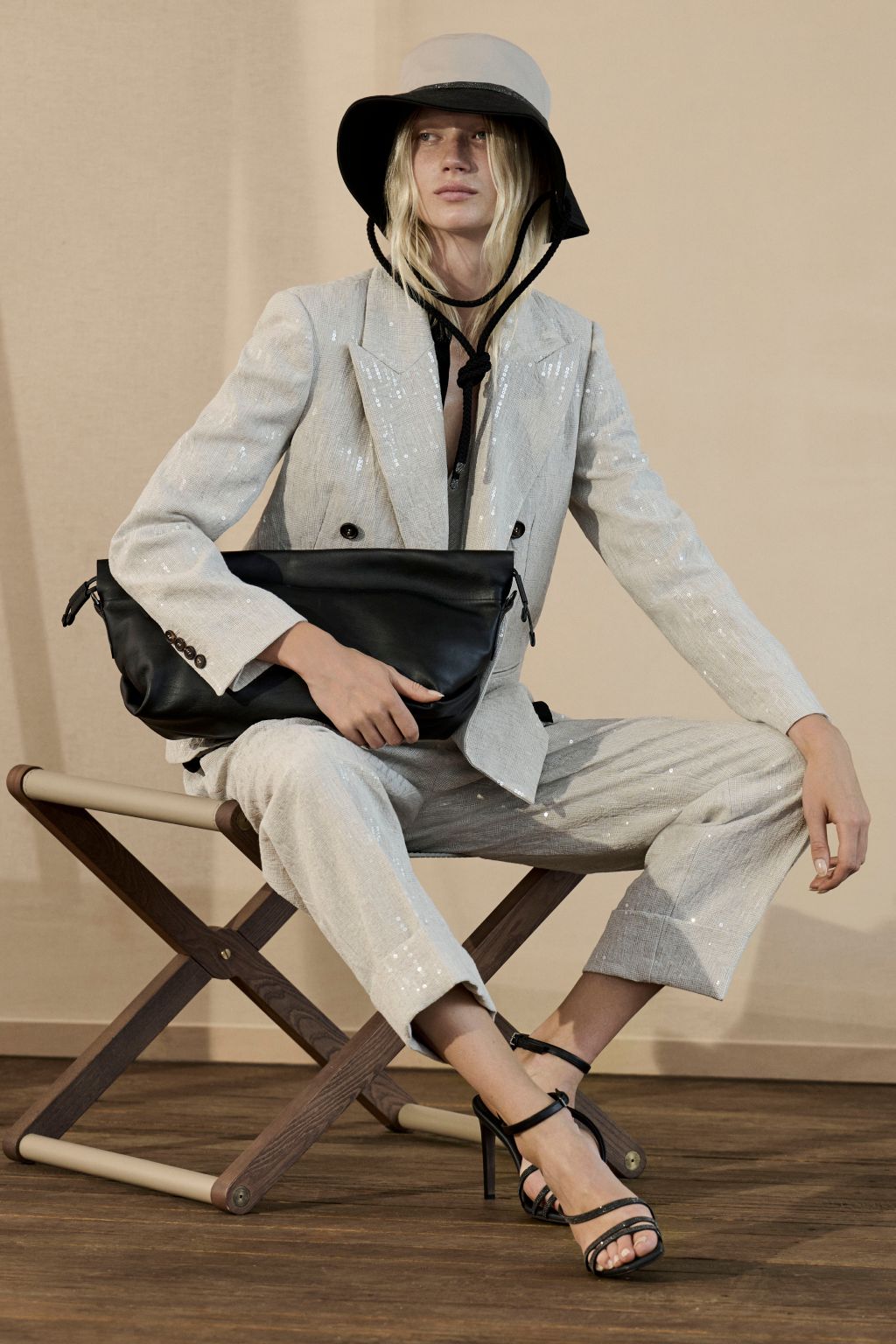 Fashion Week Milan Spring/Summer 2023 look 15 from the Brunello Cucinelli collection womenswear