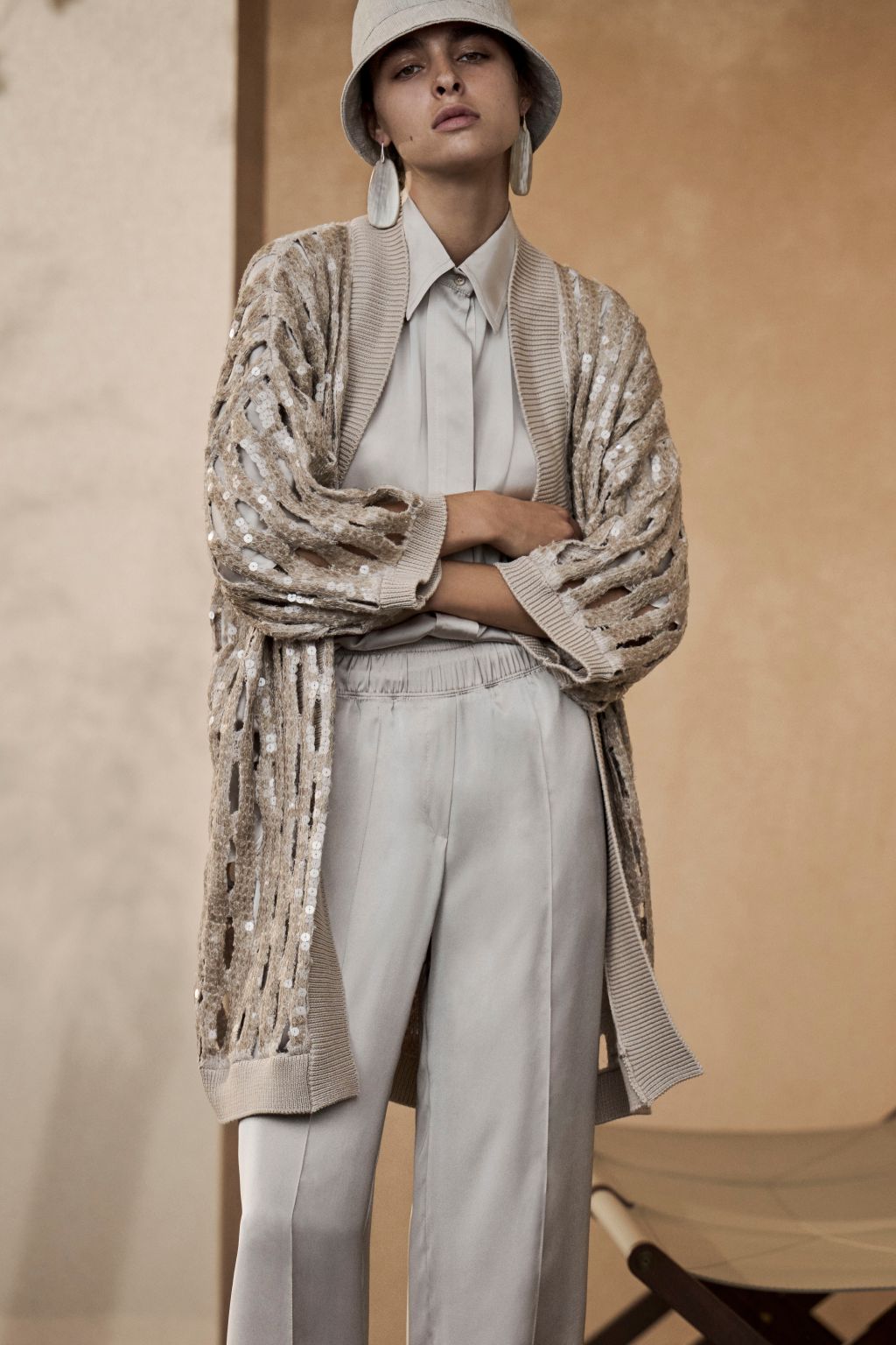 Fashion Week Milan Spring/Summer 2023 look 19 from the Brunello Cucinelli collection womenswear