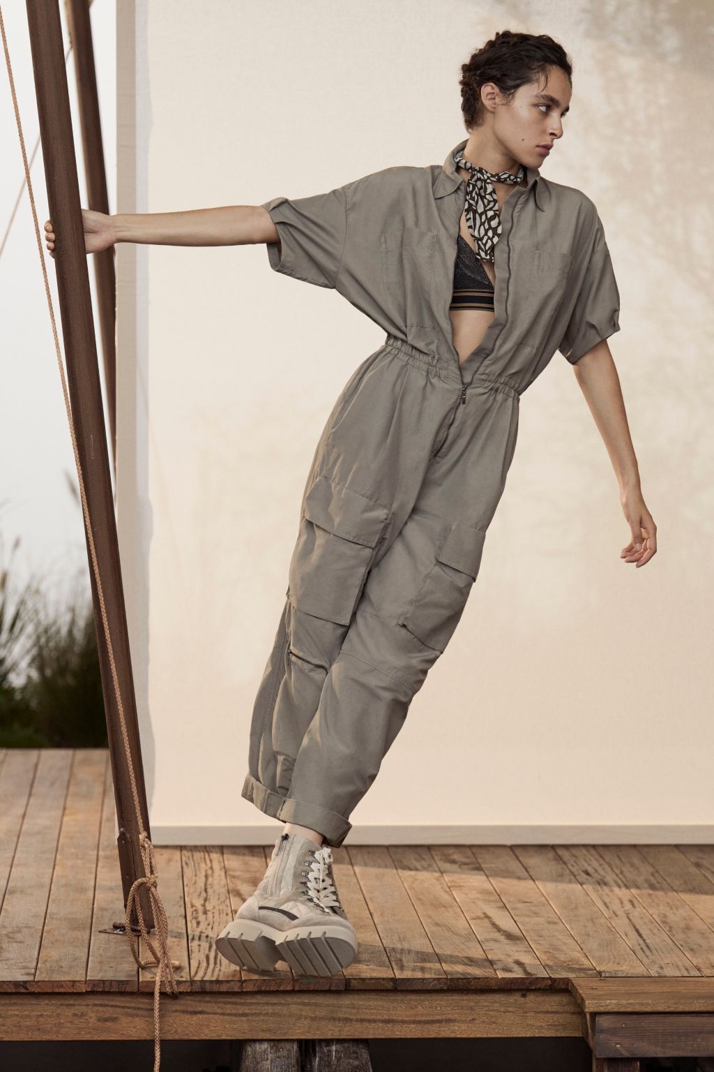 Fashion Week Milan Spring/Summer 2023 look 22 from the Brunello Cucinelli collection womenswear