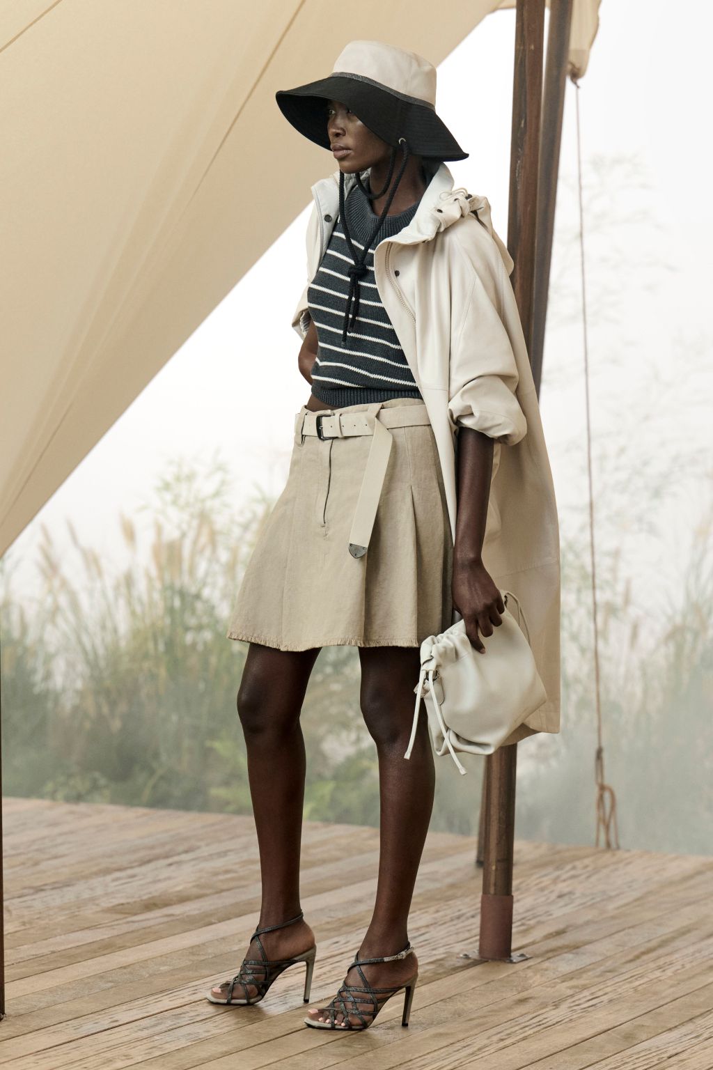Fashion Week Milan Spring/Summer 2023 look 30 from the Brunello Cucinelli collection 女装