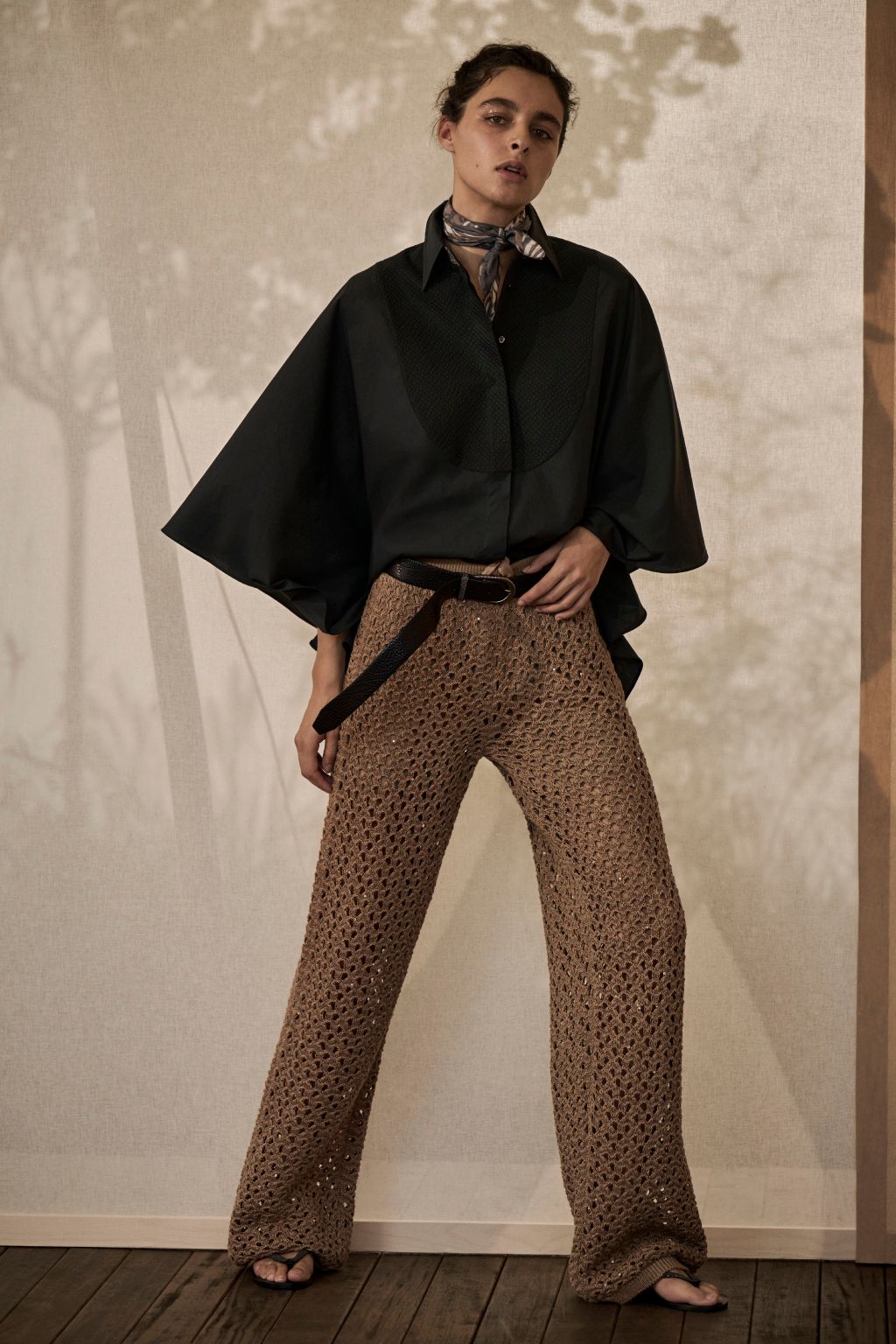 Fashion Week Milan Spring/Summer 2023 look 31 from the Brunello Cucinelli collection womenswear