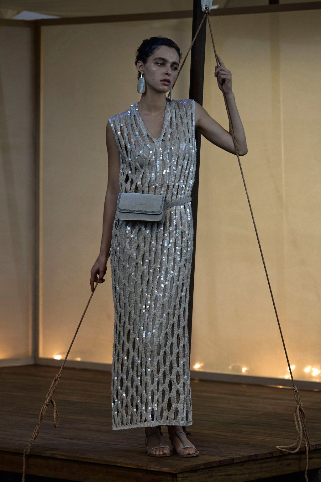 Fashion Week Milan Spring/Summer 2023 look 37 from the Brunello Cucinelli collection womenswear
