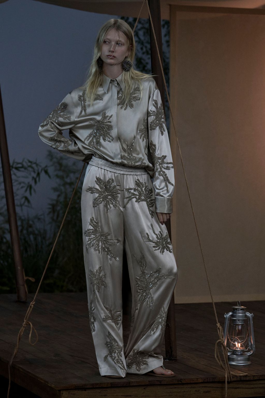 Fashion Week Milan Spring/Summer 2023 look 39 from the Brunello Cucinelli collection womenswear
