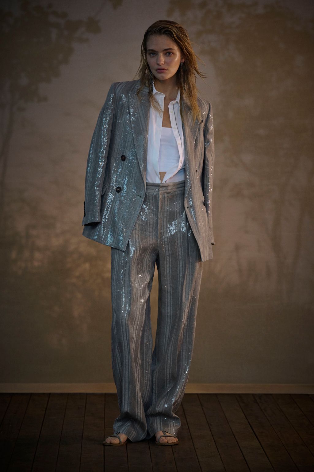 Fashion Week Milan Spring/Summer 2023 look 42 from the Brunello Cucinelli collection womenswear