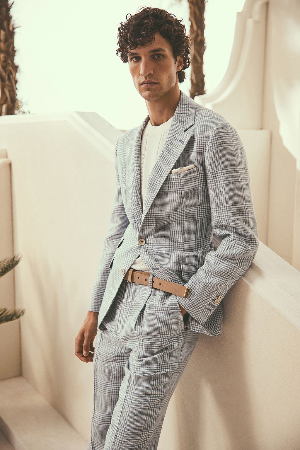 Fashion Week Milan Spring/Summer 2024 look 9 from the Brunello Cucinelli collection 男装