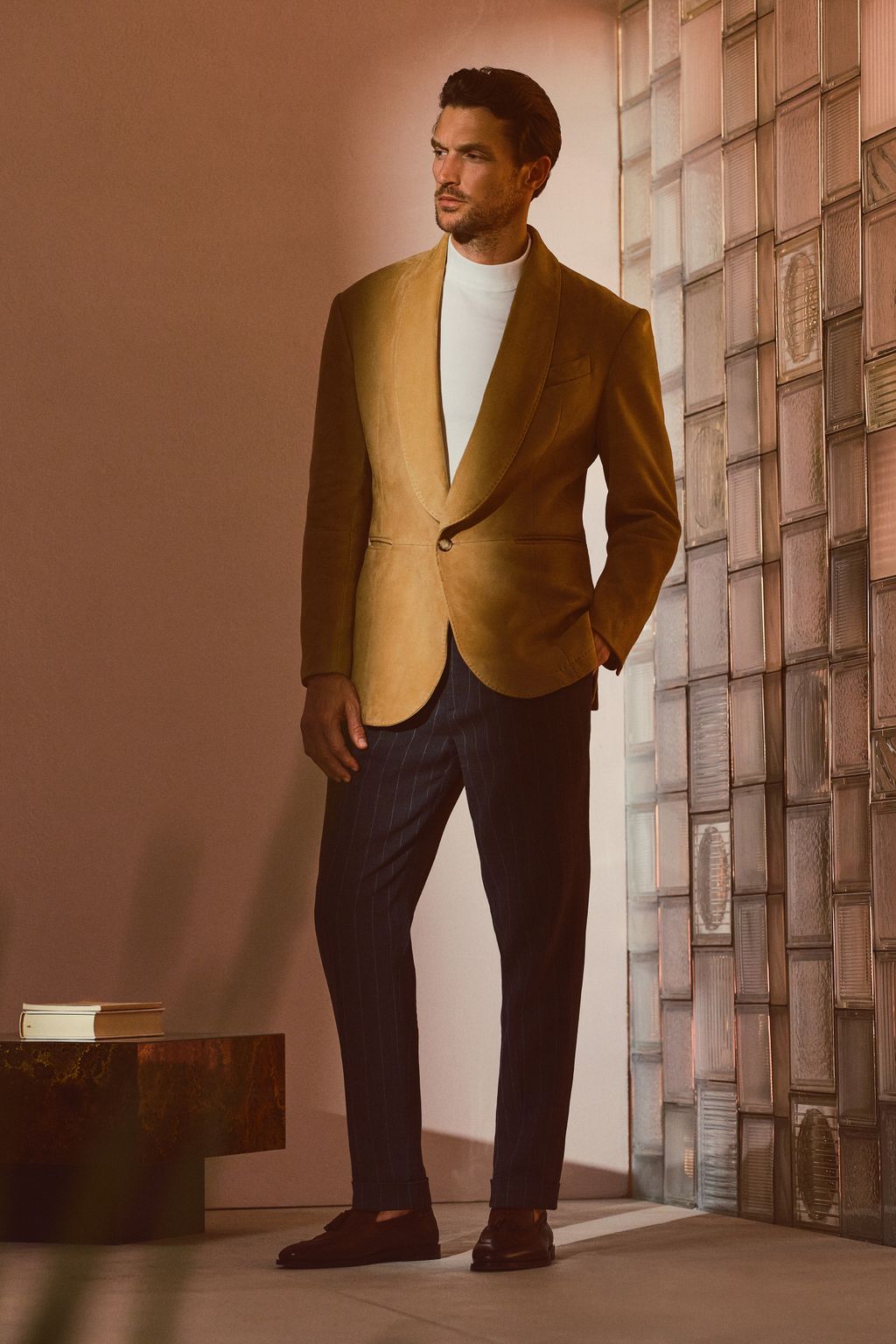 Fashion Week Milan Spring-Summer 2025 look 36 from the Brunello Cucinelli collection menswear