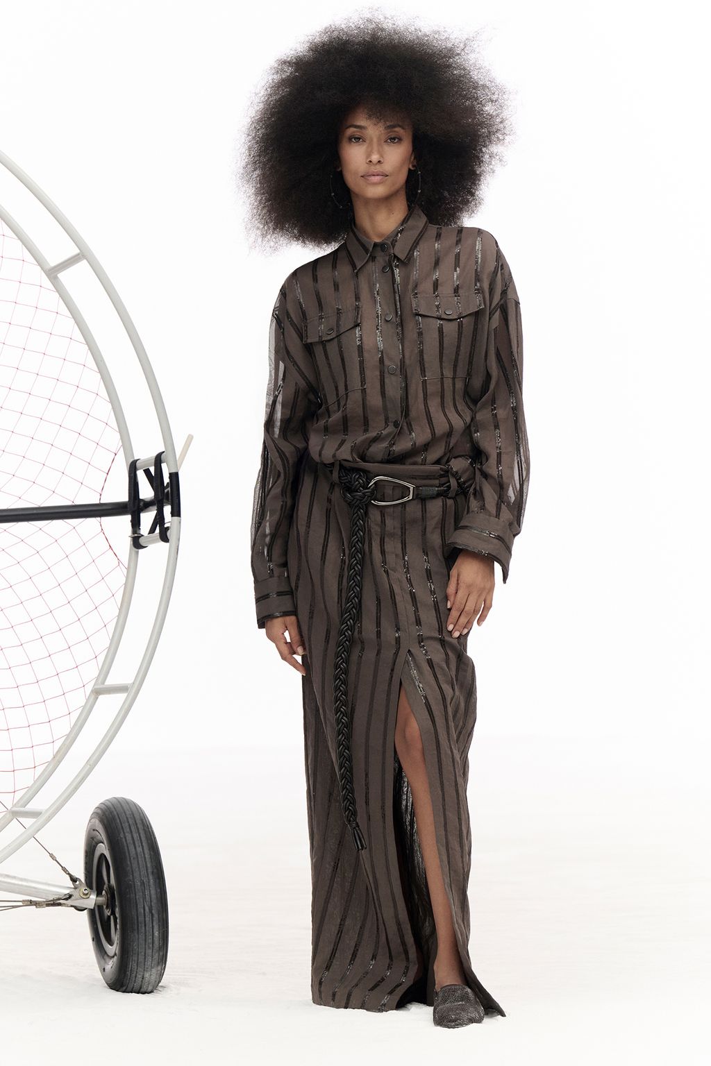 Fashion Week Milan Spring/Summer 2025 look 12 from the Brunello Cucinelli collection womenswear