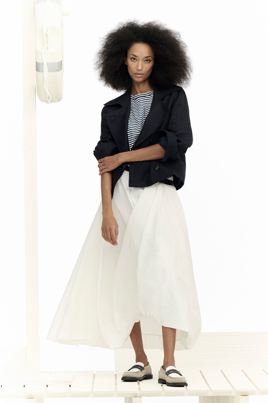 Fashion Week Milan Spring/Summer 2025 look 19 from the Brunello Cucinelli collection womenswear