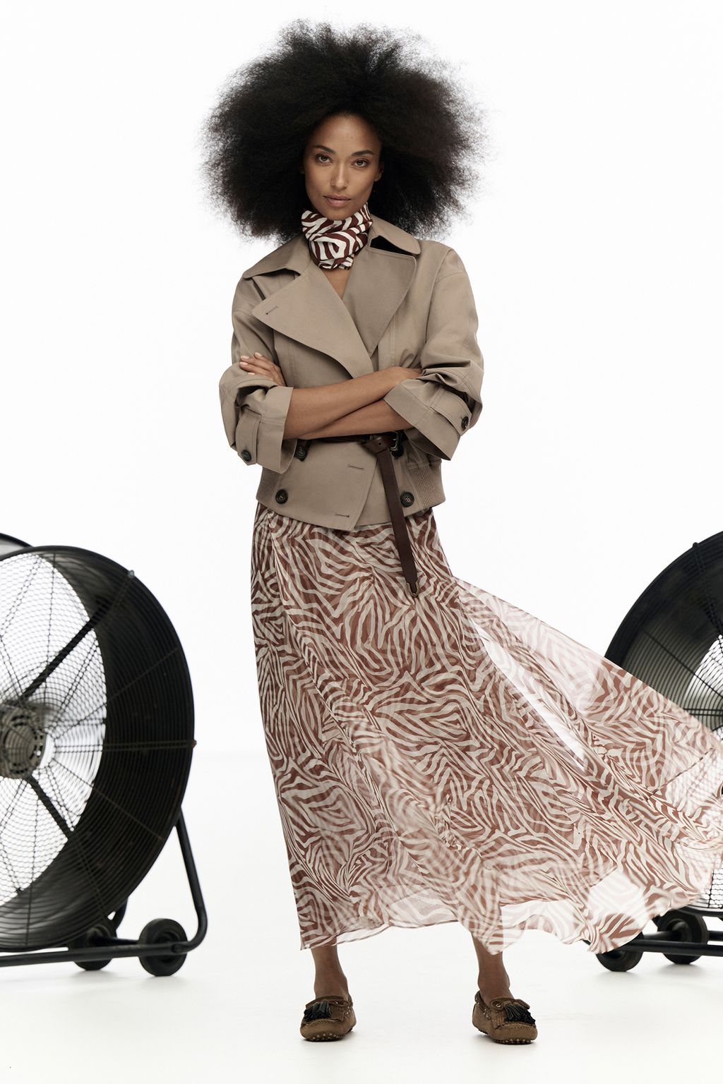 Fashion Week Milan Spring/Summer 2025 look 23 from the Brunello Cucinelli collection womenswear