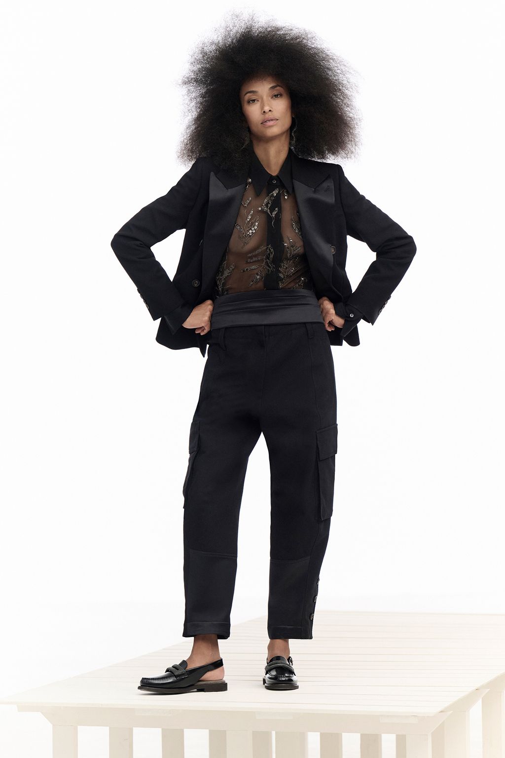 Fashion Week Milan Spring/Summer 2025 look 38 from the Brunello Cucinelli collection womenswear