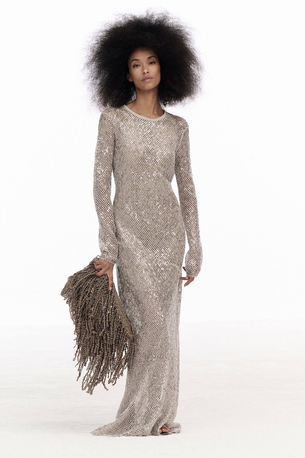 Fashion Week Milan Spring/Summer 2025 look 44 from the Brunello Cucinelli collection womenswear