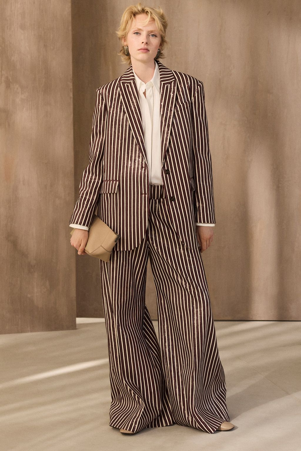 Fashion Week Milan Spring/Summer 2026 look 29 from the Brunello Cucinelli collection womenswear