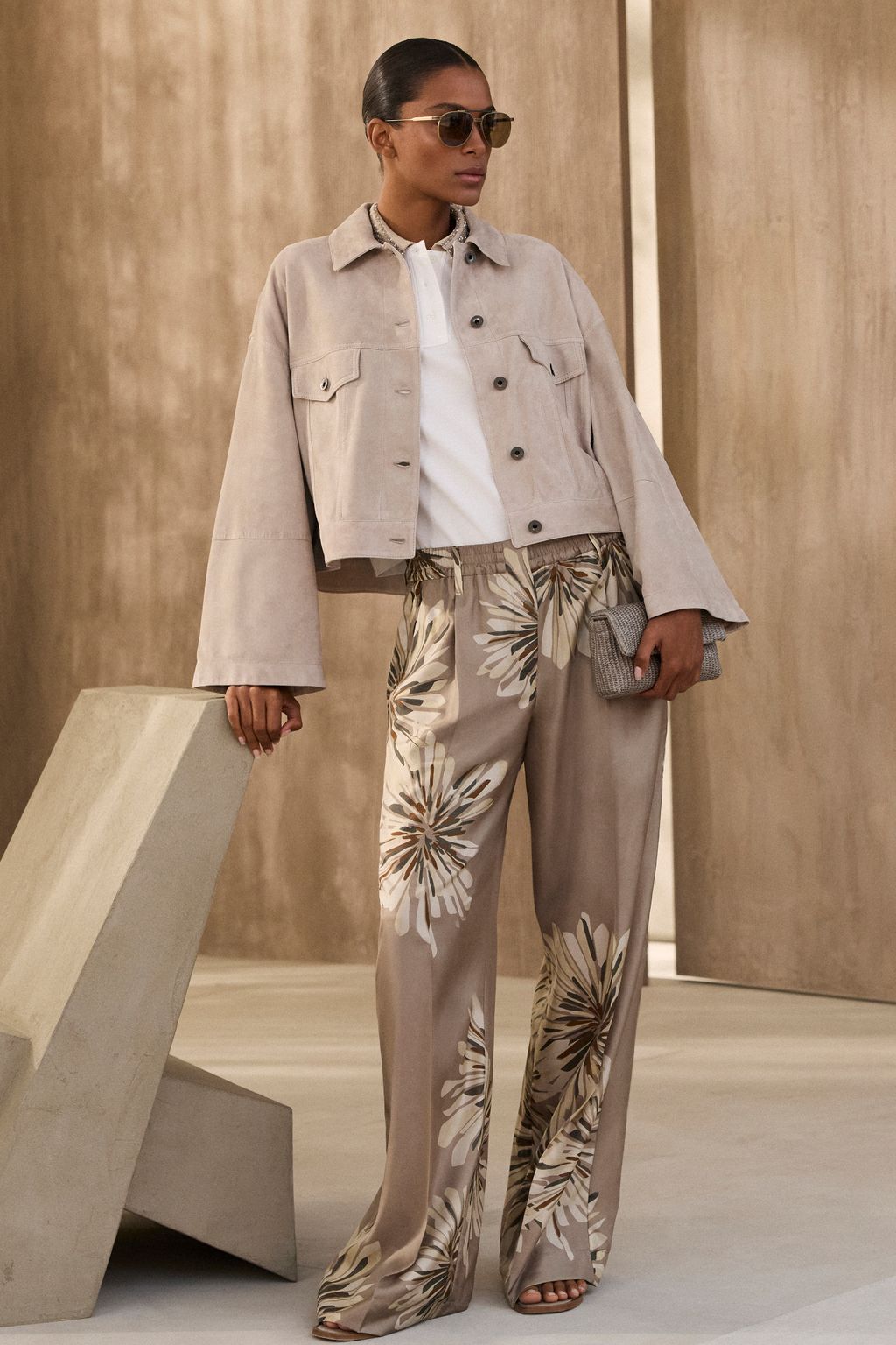 Fashion Week Milan Spring/Summer 2026 look 31 de la collection Brunello Cucinelli womenswear