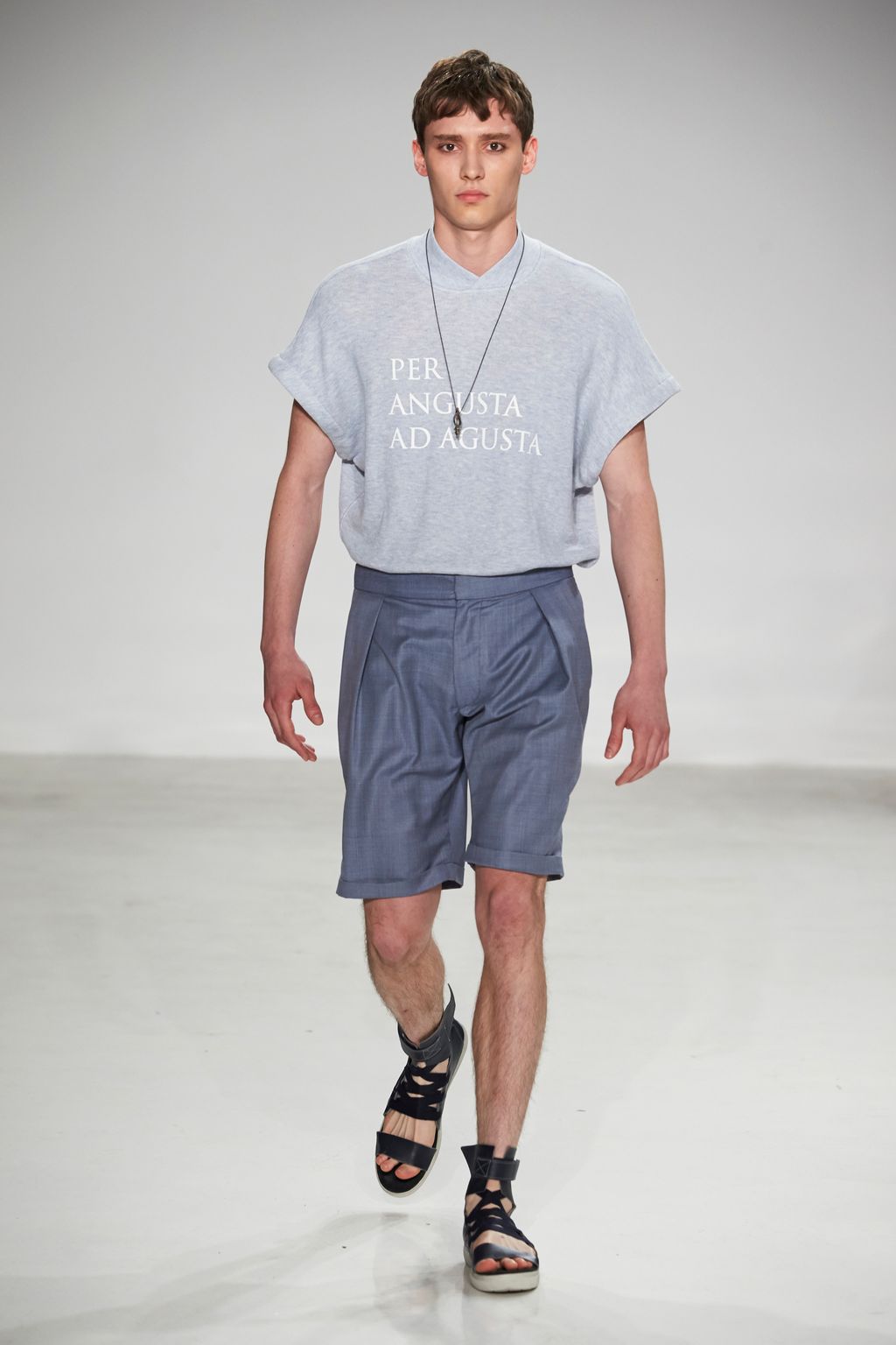 Fashion Week New York Spring/Summer 2017 look 18 from the Cadet collection menswear