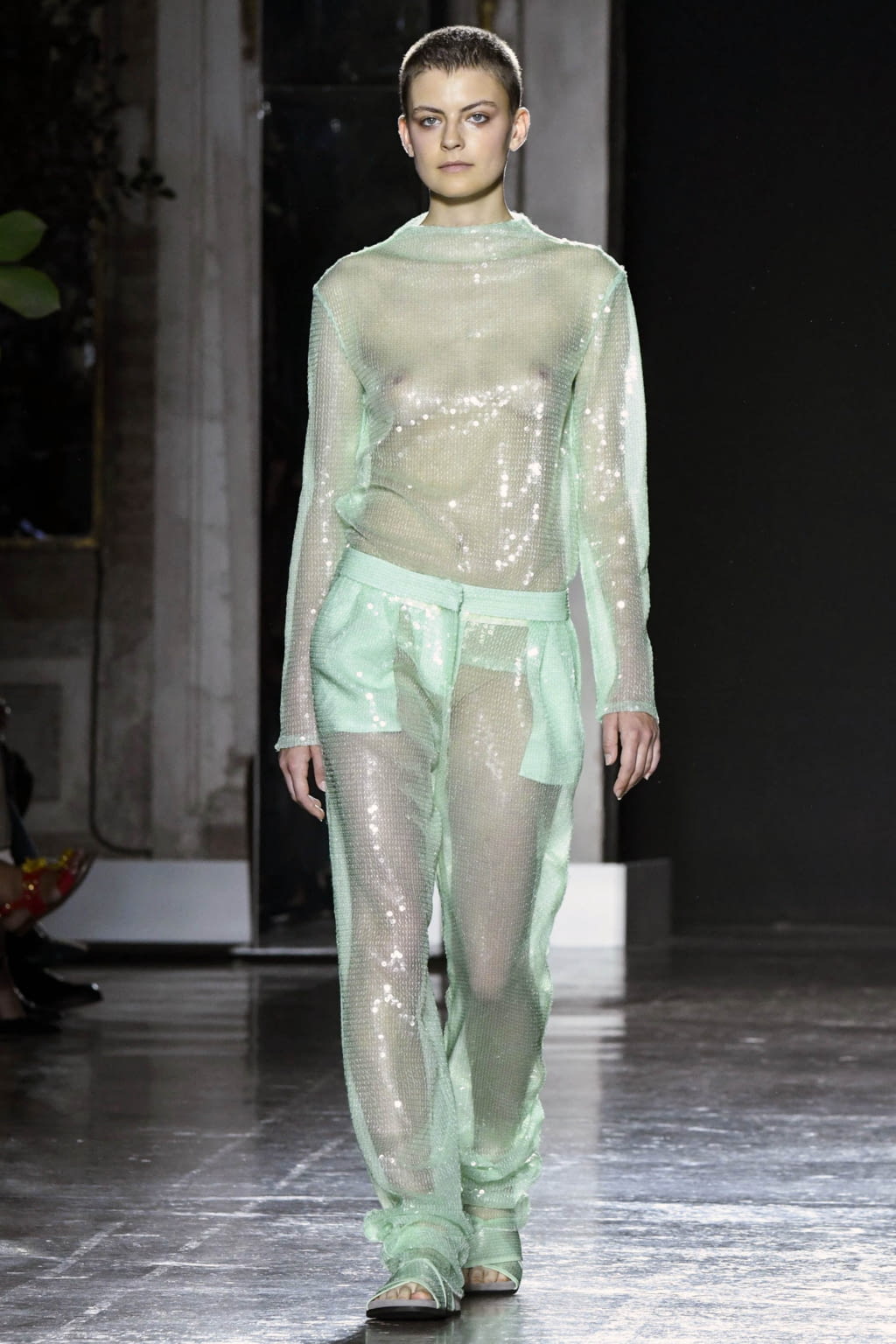 Fashion Week Milan Spring/Summer 2019 look 11 from the Calcaterra collection womenswear