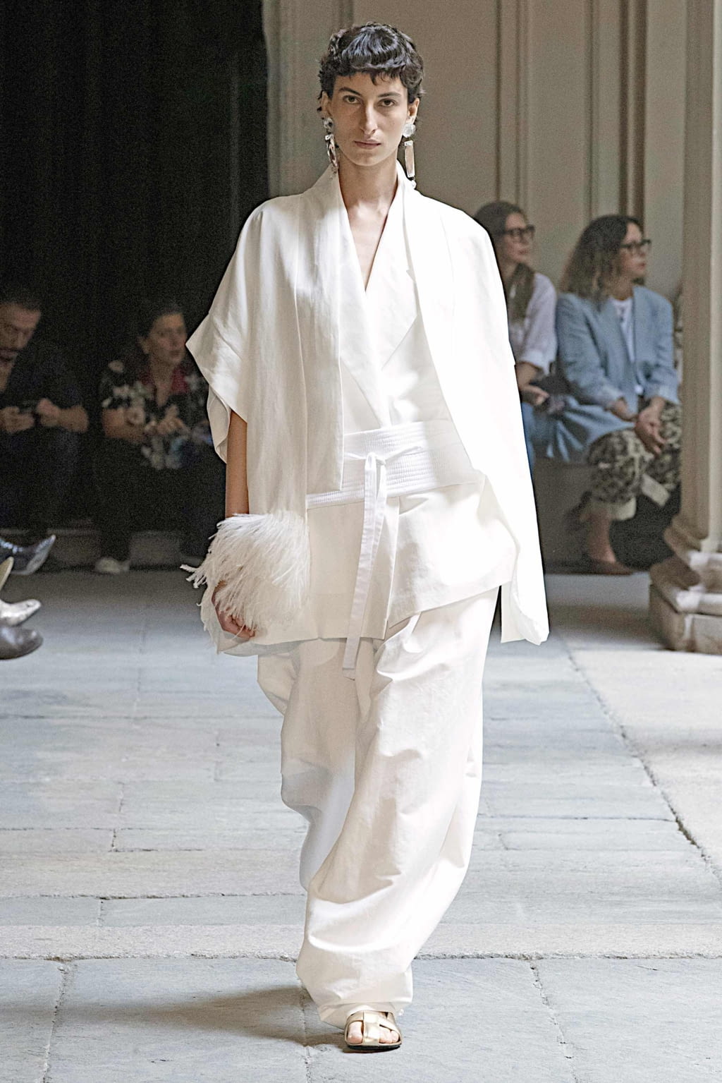 Fashion Week Milan Spring/Summer 2020 look 1 from the Calcaterra collection womenswear