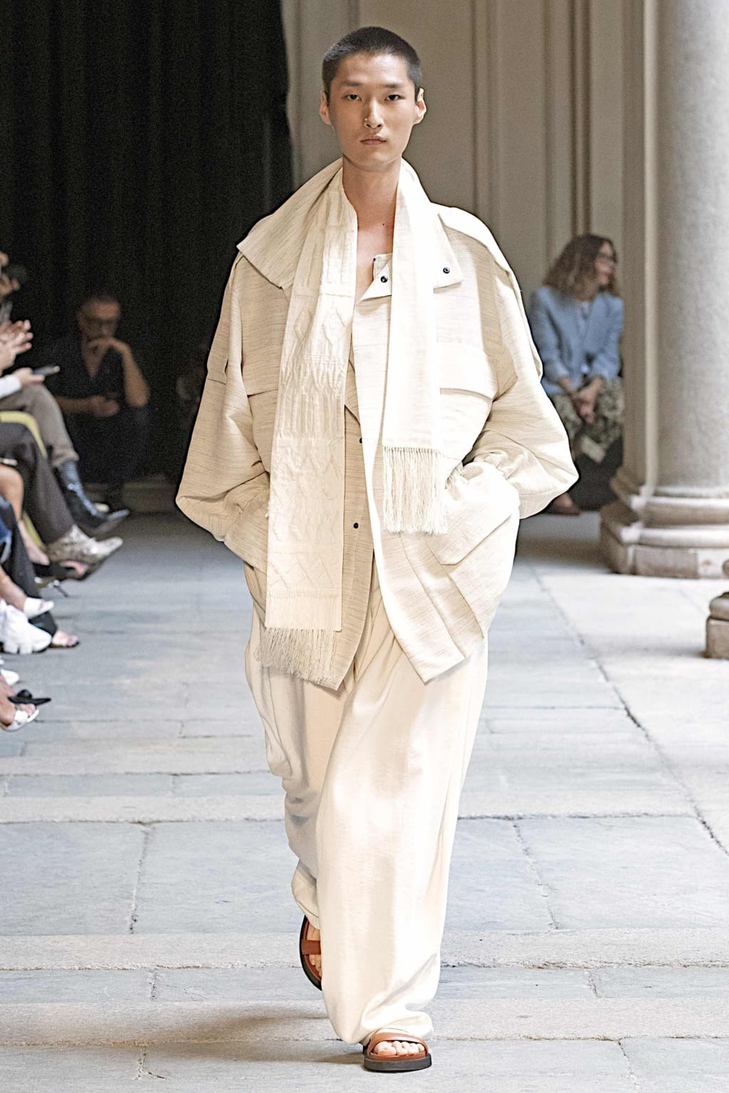 Fashion Week Milan Spring/Summer 2020 look 6 from the Calcaterra collection womenswear
