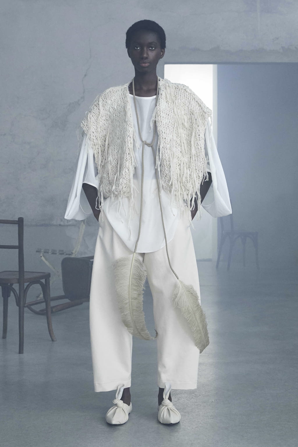 Fashion Week Milan Spring/Summer 2021 look 1 de la collection Calcaterra womenswear