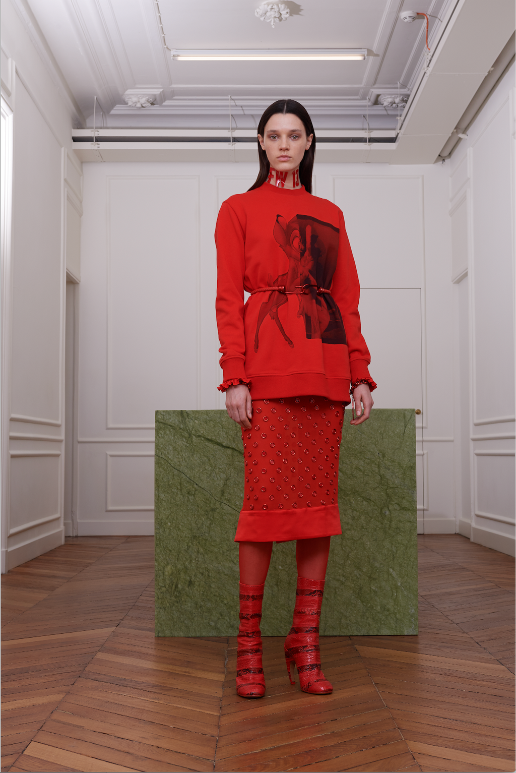 Fashion Week Paris Fall/Winter 2017 look 3 de la collection Givenchy womenswear