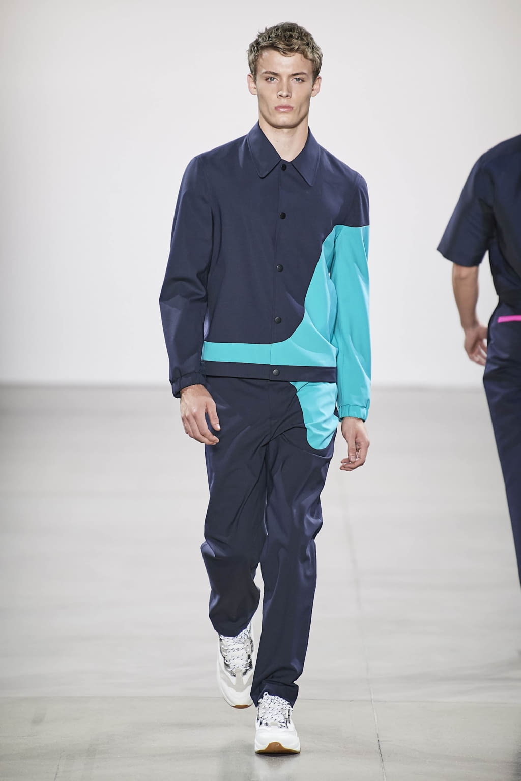 Fashion Week New York Spring/Summer 2020 look 4 from the Carlos Campos collection menswear