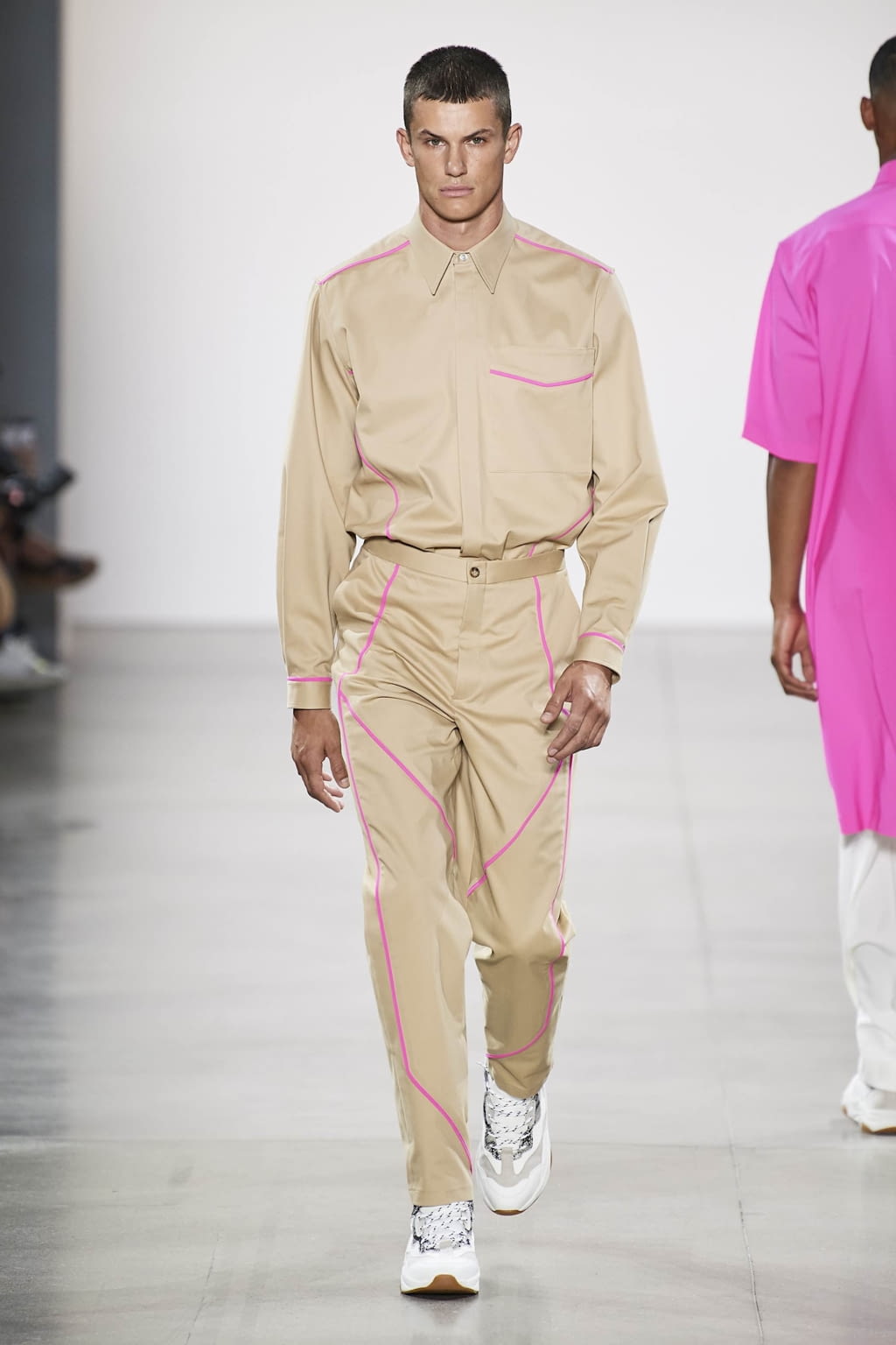 Fashion Week New York Spring/Summer 2020 look 10 from the Carlos Campos collection menswear