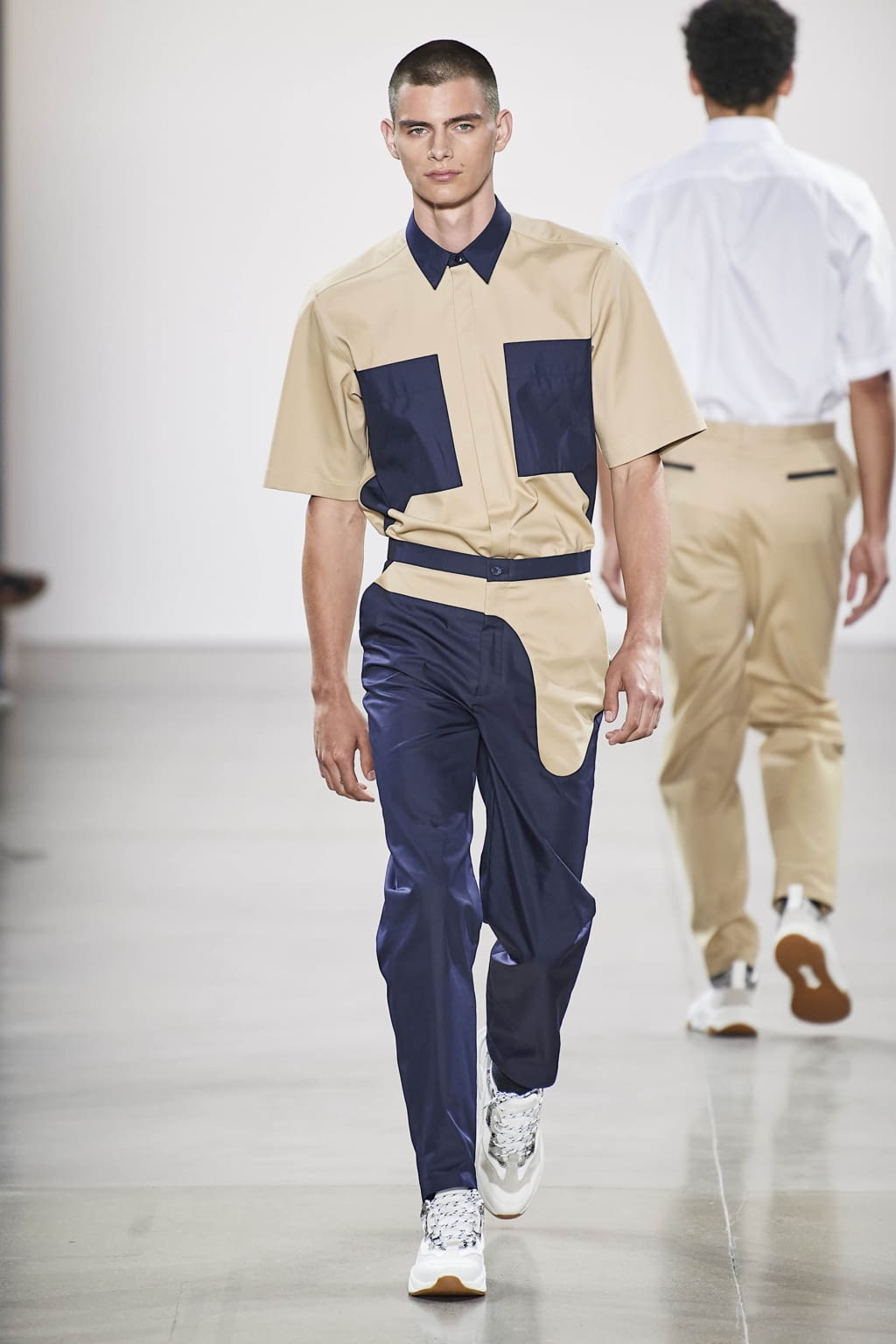 Fashion Week New York Spring/Summer 2020 look 13 from the Carlos Campos collection menswear