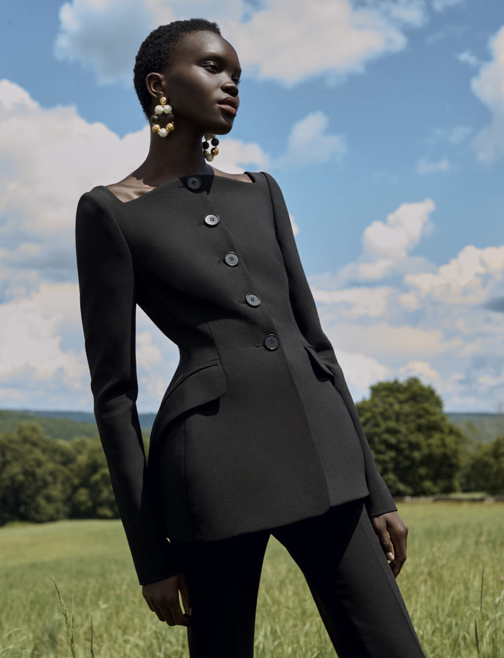 Fashion Week New York Resort 2021 look 15 from the Carolina Herrera collection womenswear