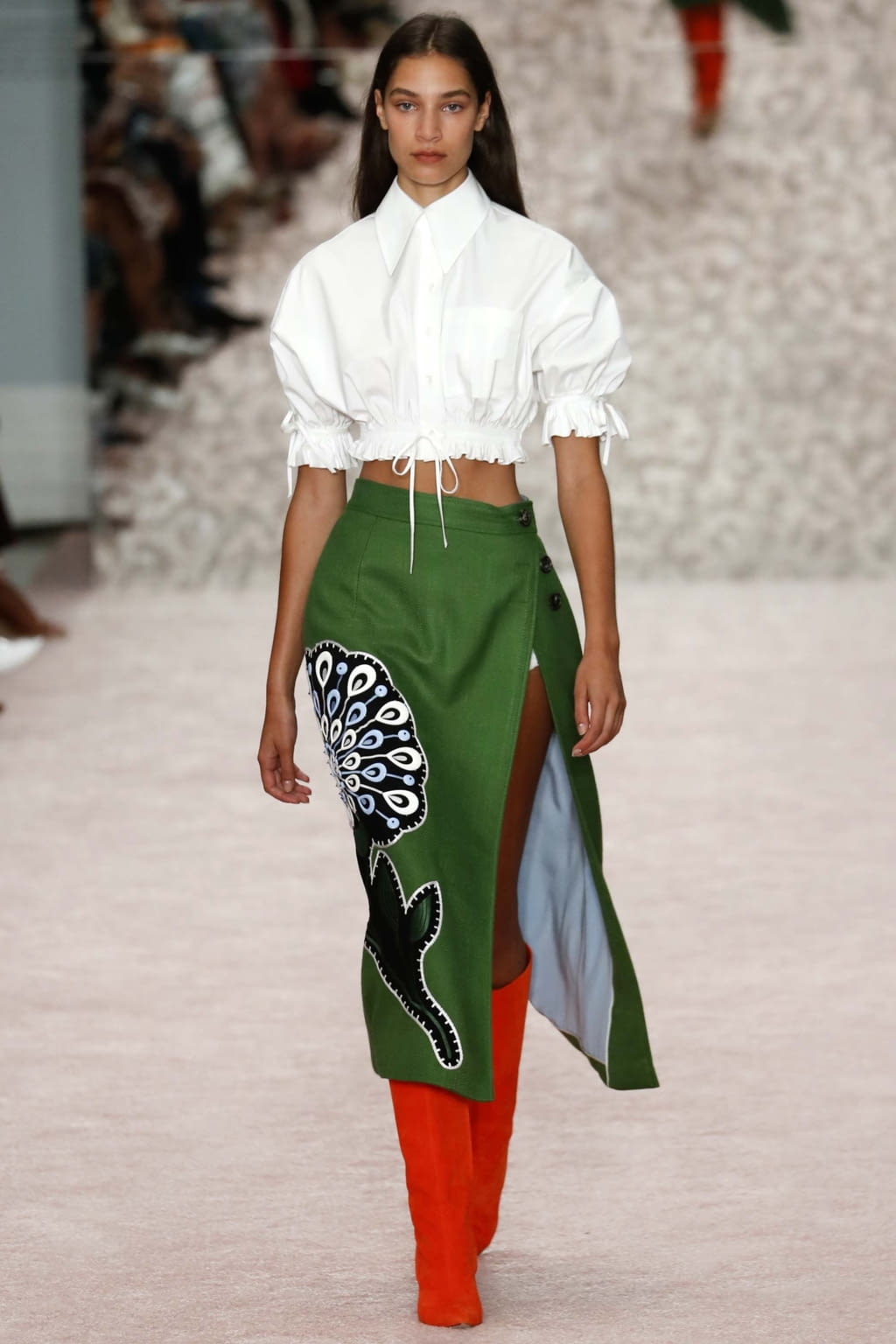 Fashion Week New York Spring/Summer 2019 look 5 de la collection Carolina Herrera womenswear