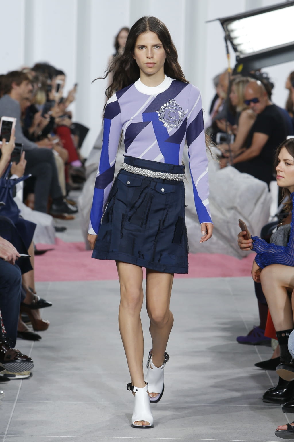 Fashion Week Paris Spring/Summer 2017 look 14 from the Carven collection womenswear