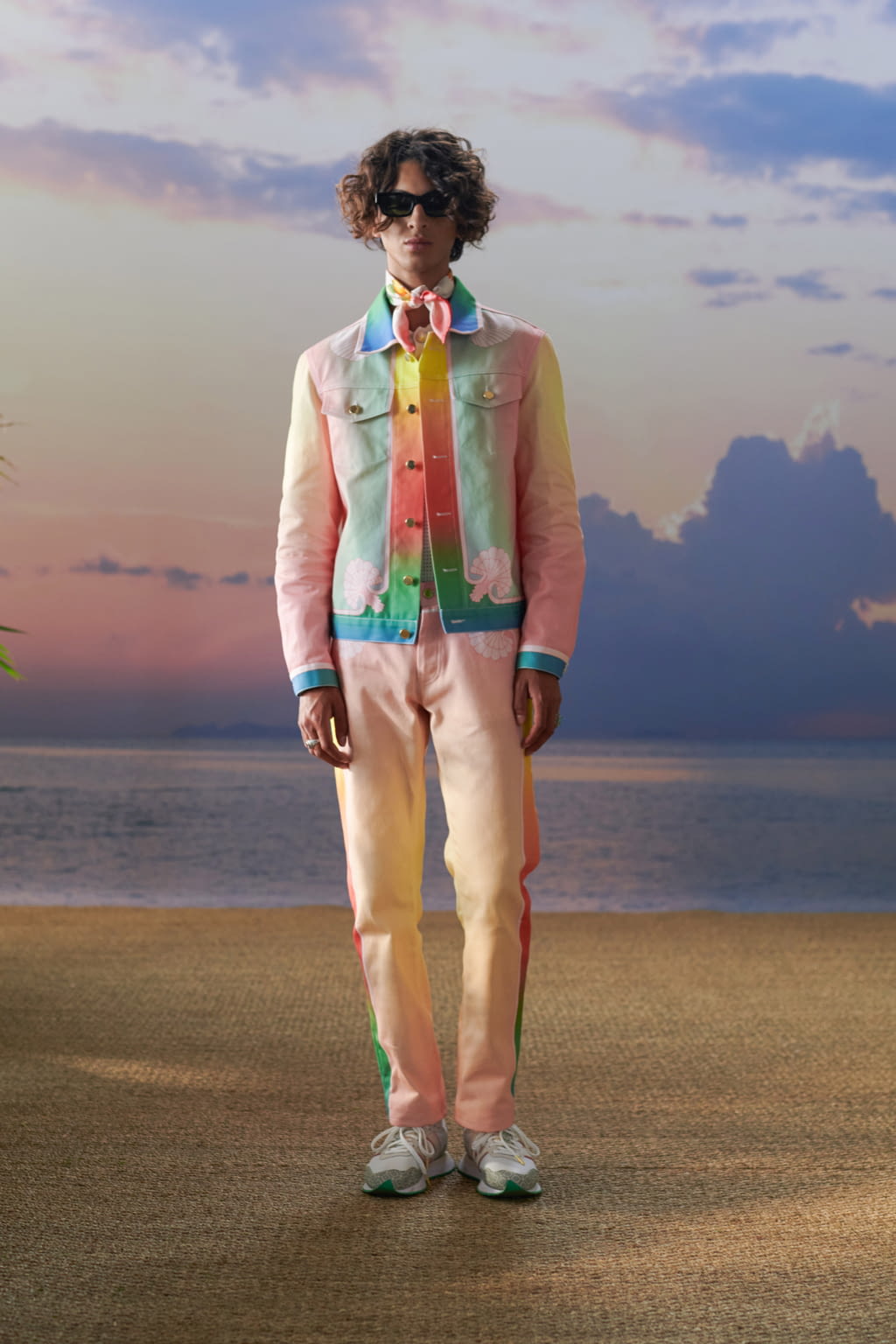Fashion Week Paris Spring/Summer 2021 look 18 from the Casablanca collection menswear