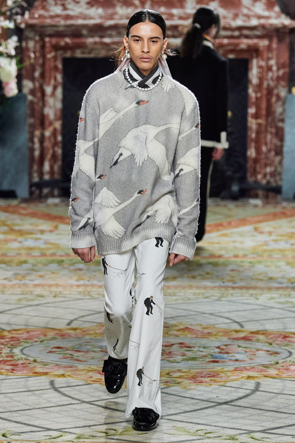 Fashion Week Paris Fall/Winter 2020 look 7 from the Casablanca collection menswear