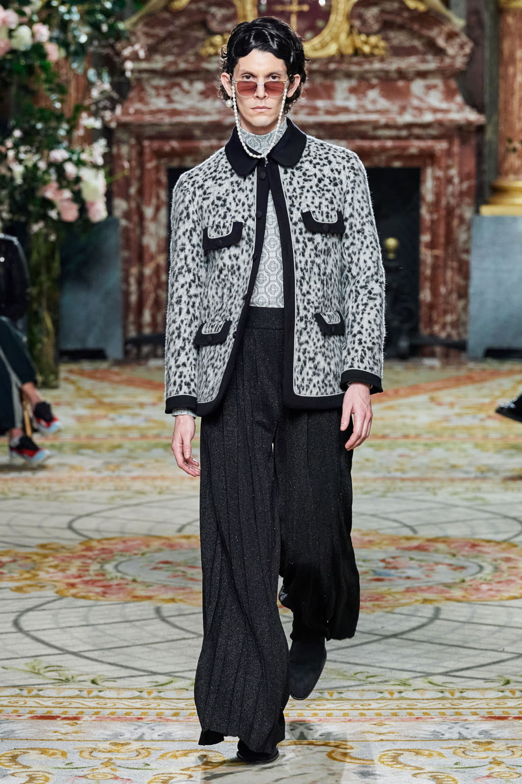 Fashion Week Paris Fall/Winter 2020 look 11 from the Casablanca collection menswear