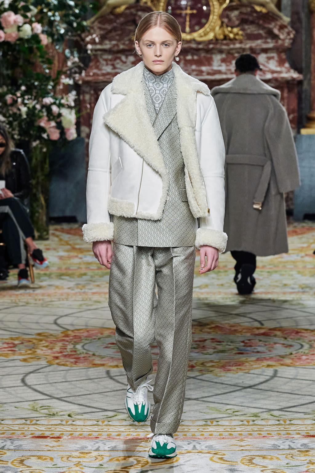 Fashion Week Paris Fall/Winter 2020 look 13 from the Casablanca collection 男装
