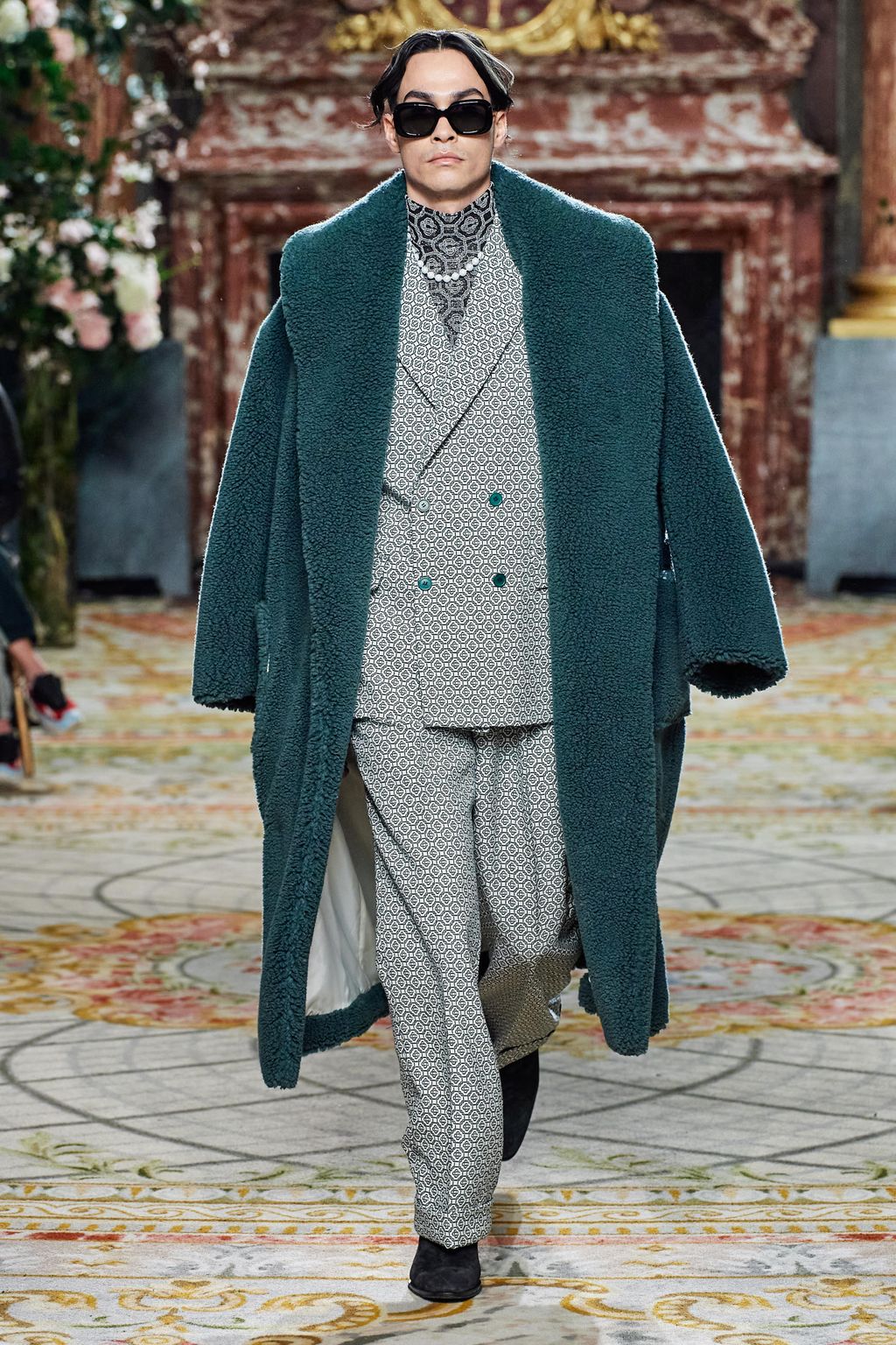 Fashion Week Paris Fall/Winter 2020 look 15 de la collection Casablanca menswear